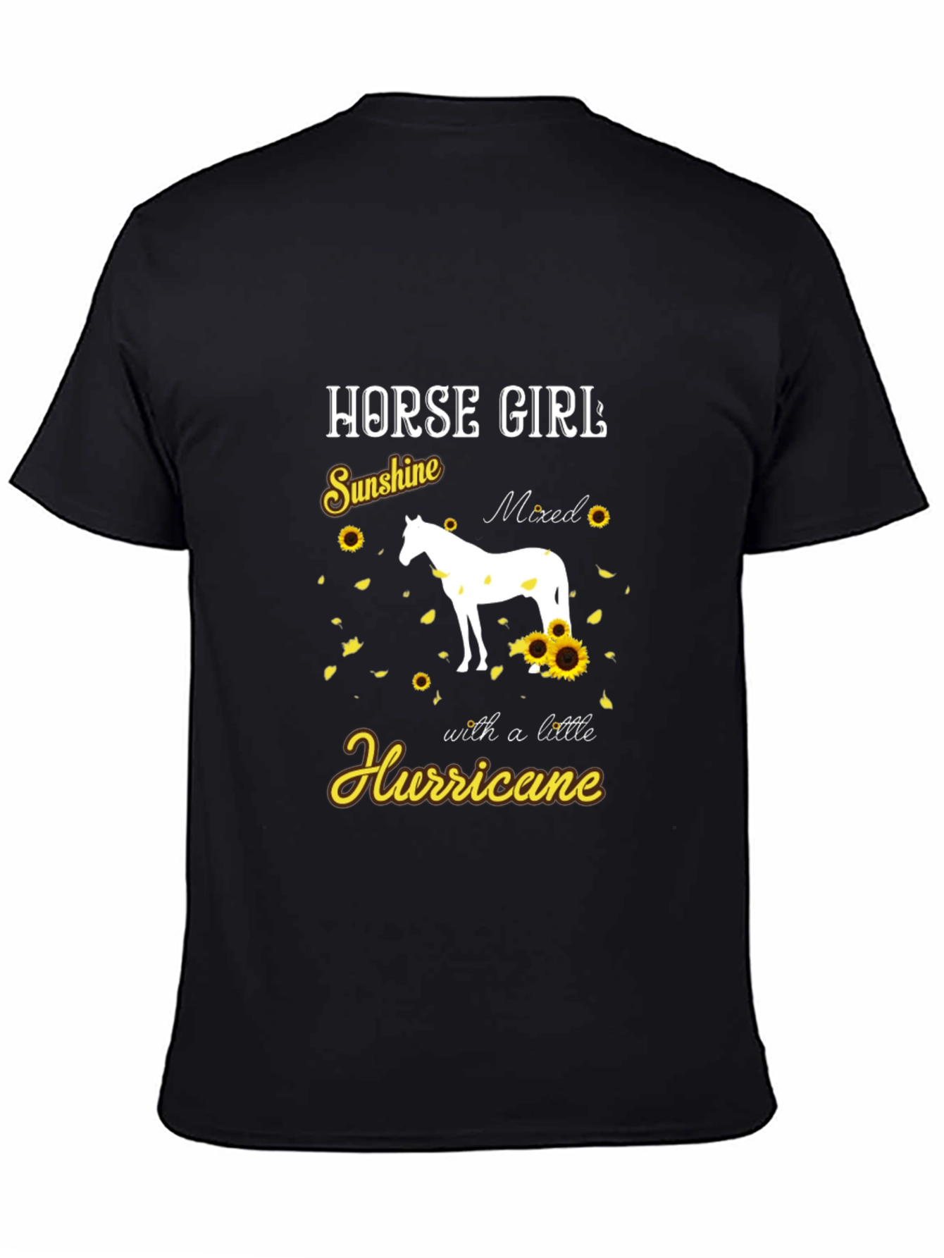 Horse Girl Sunshine Hurricane Graphic Tee