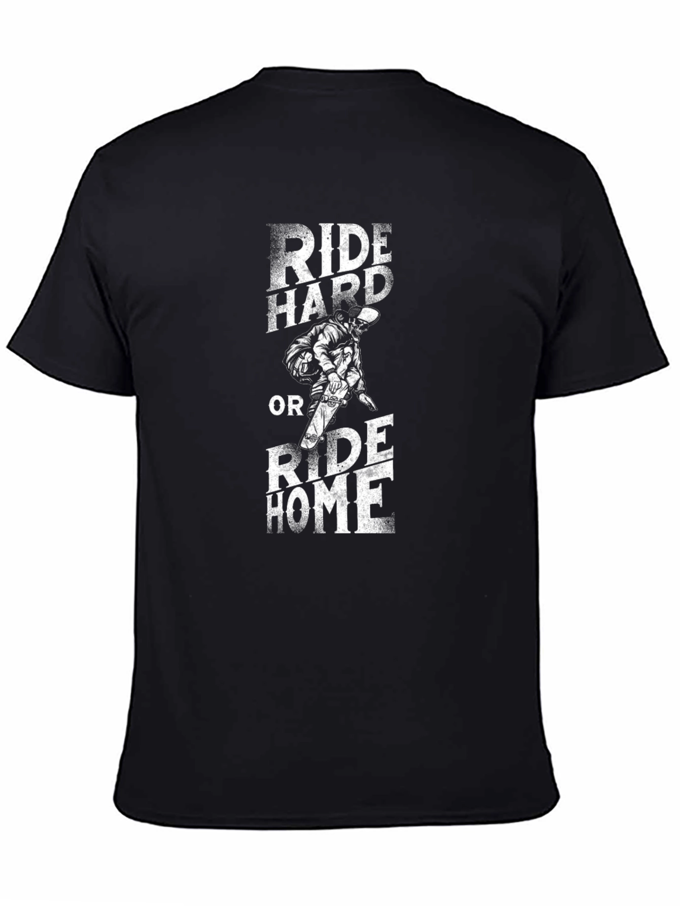 Ride Hard T-Shirt - Biker Style Graphic Tee