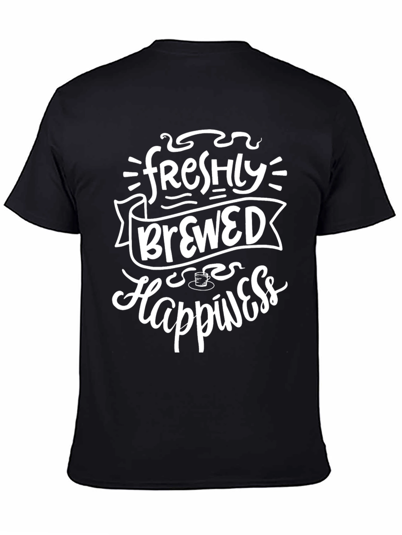 Freshly Brewed Happiness Graphic T-Shirt