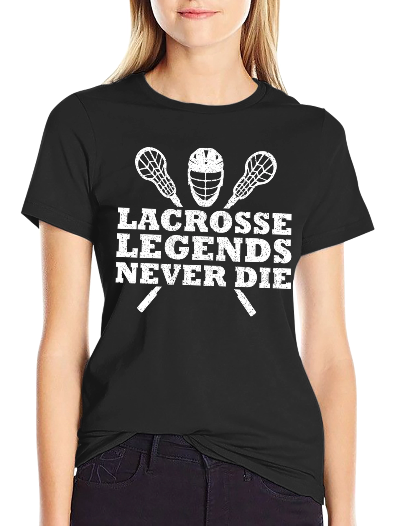 Lacrosse Legends Never Die Graphic T-Shirt