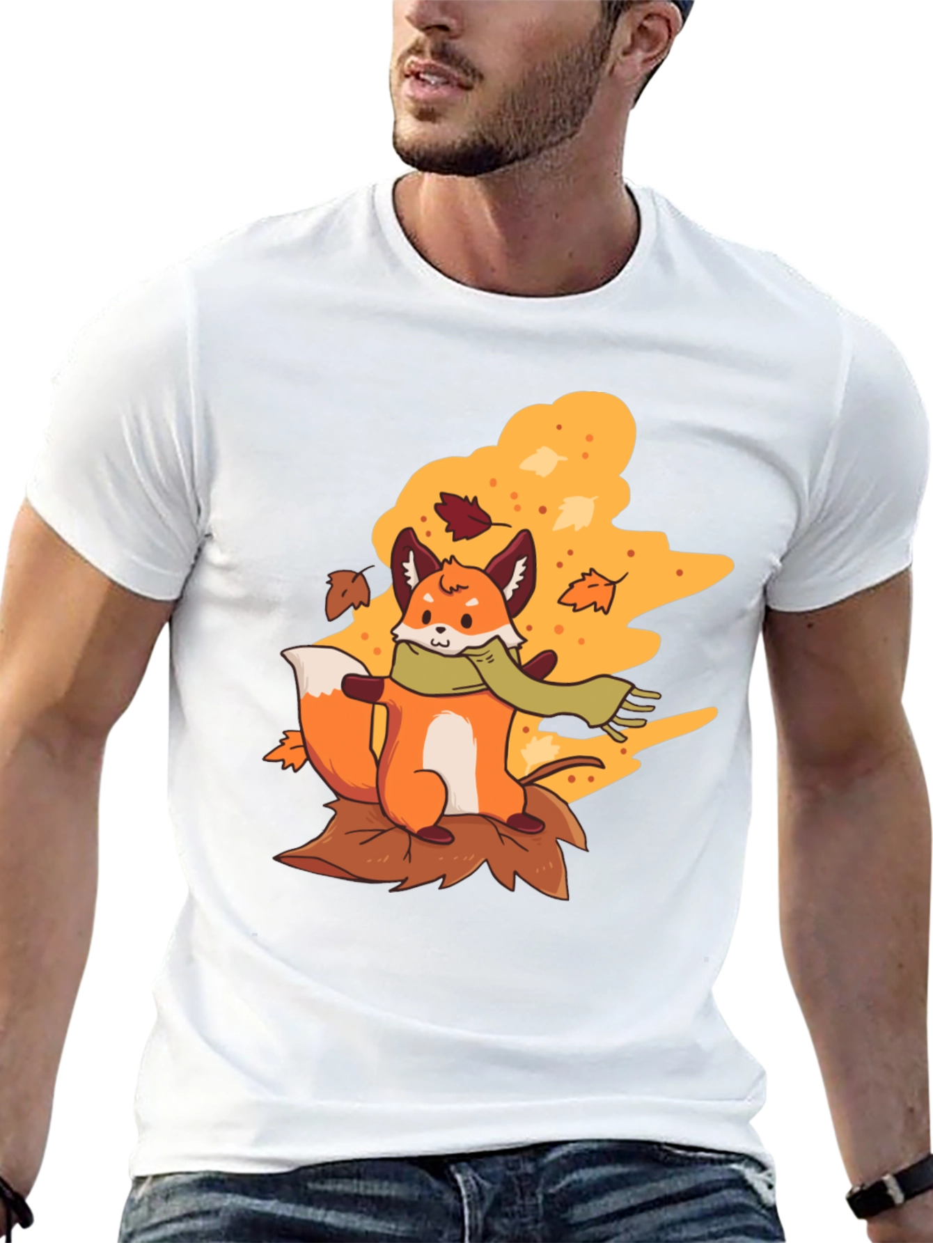 Autumn Fox T-Shirt - Fall Vibes