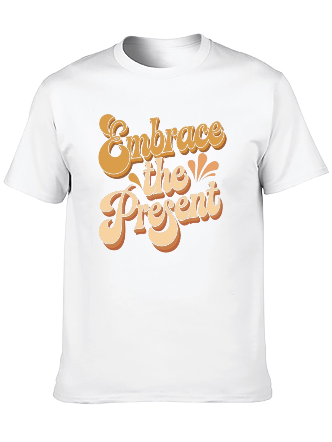 Embrace the Present Retro Graphic Tee