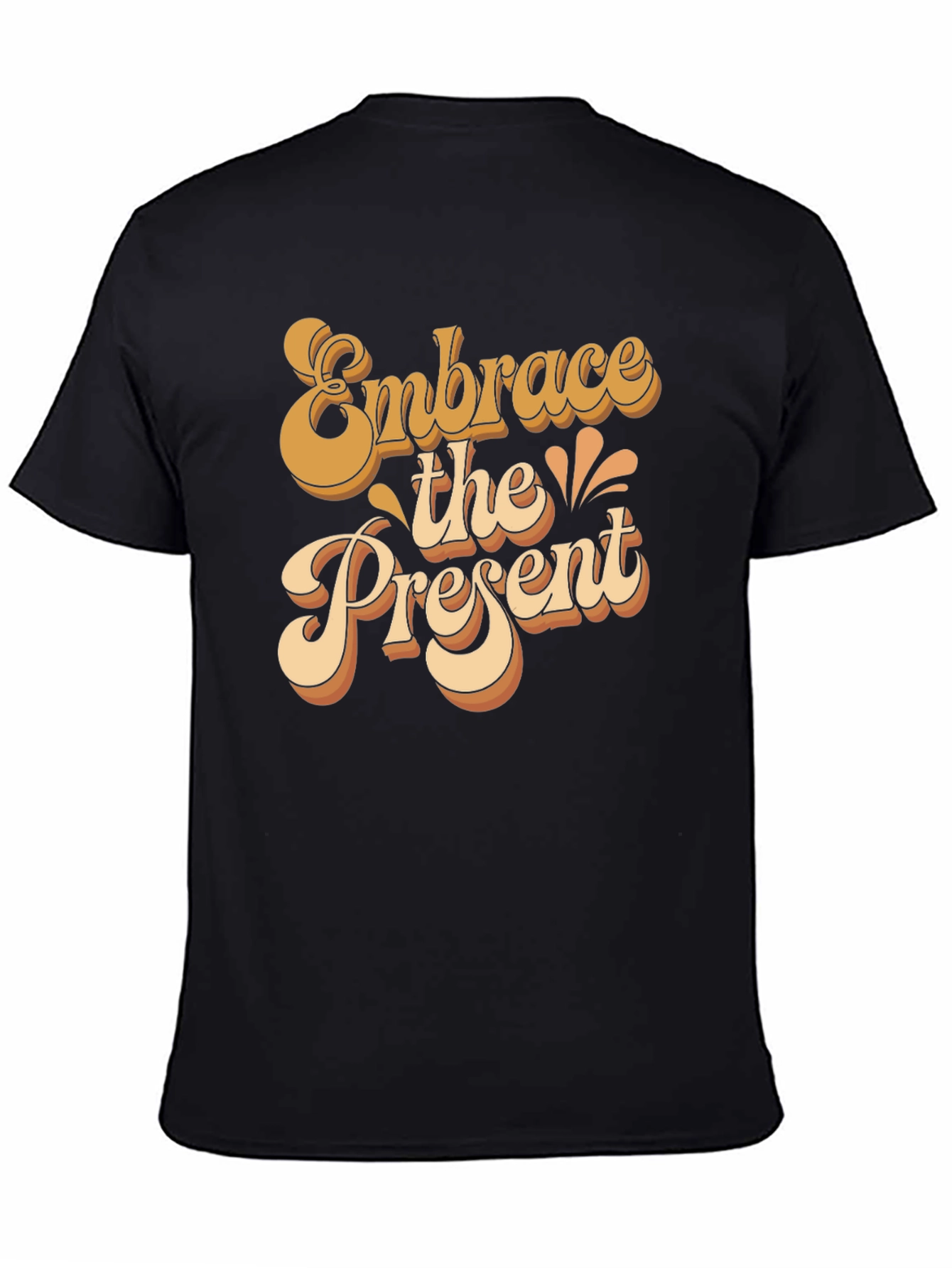 Embrace the Present Retro Graphic Tee