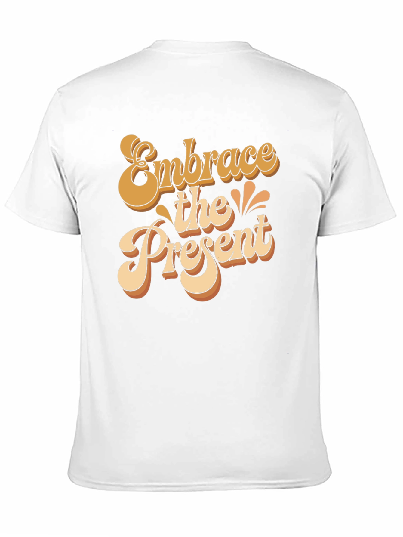 Embrace the Present Retro Graphic Tee