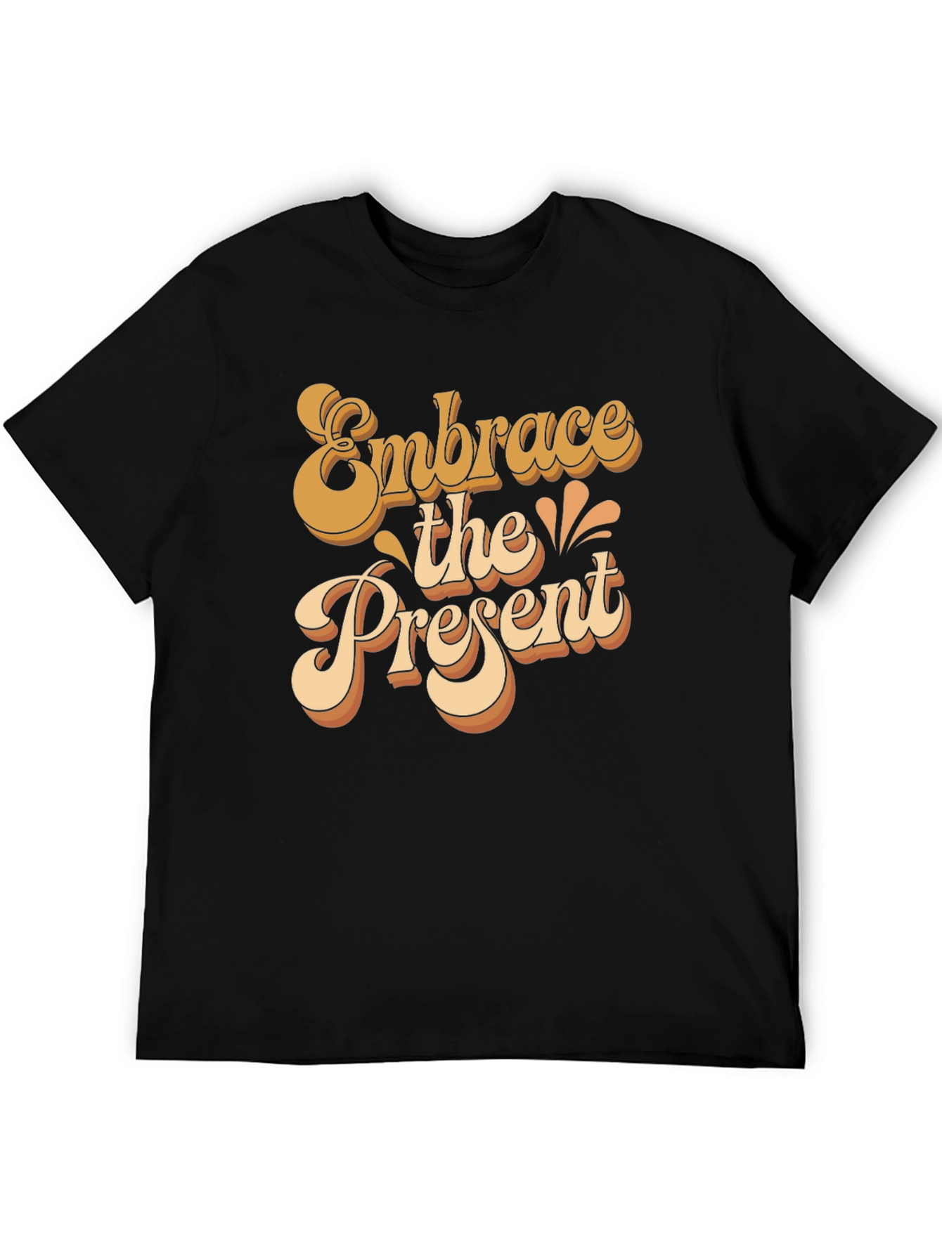 Embrace the Present Retro Graphic Tee