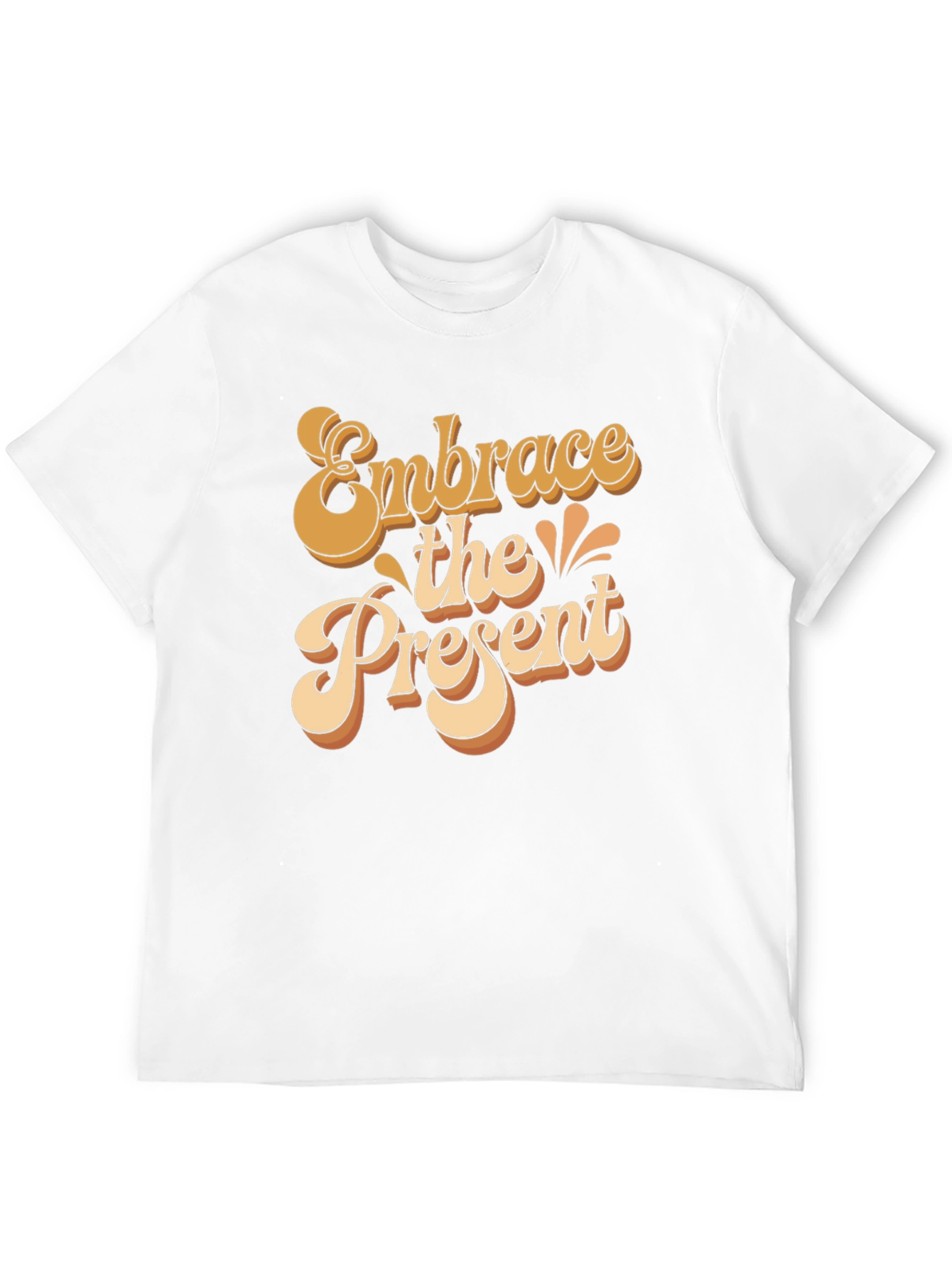 Embrace the Present Retro Graphic Tee