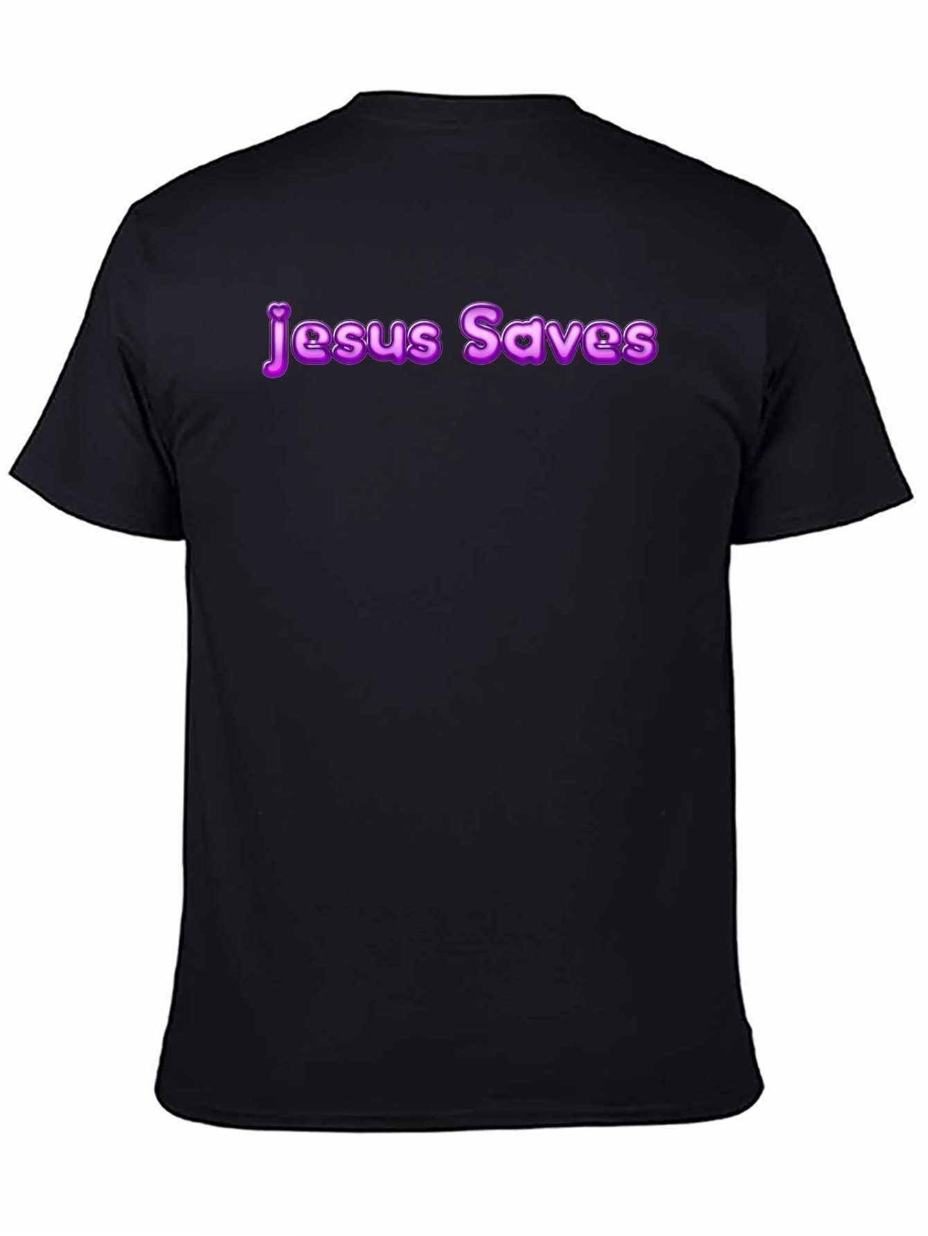 Jesus Saves Black T-Shirt