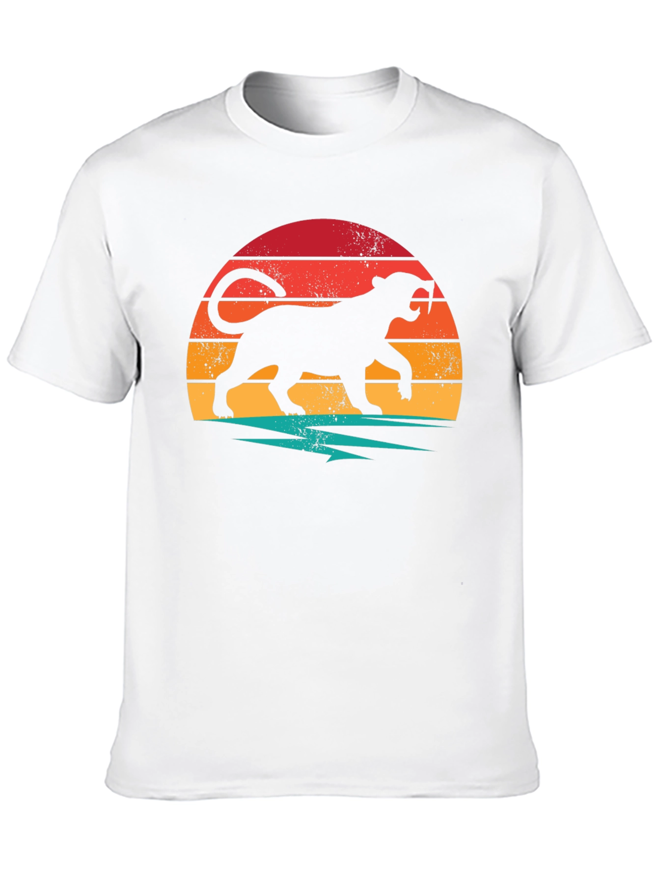 Retro Panther Graphic T-Shirt