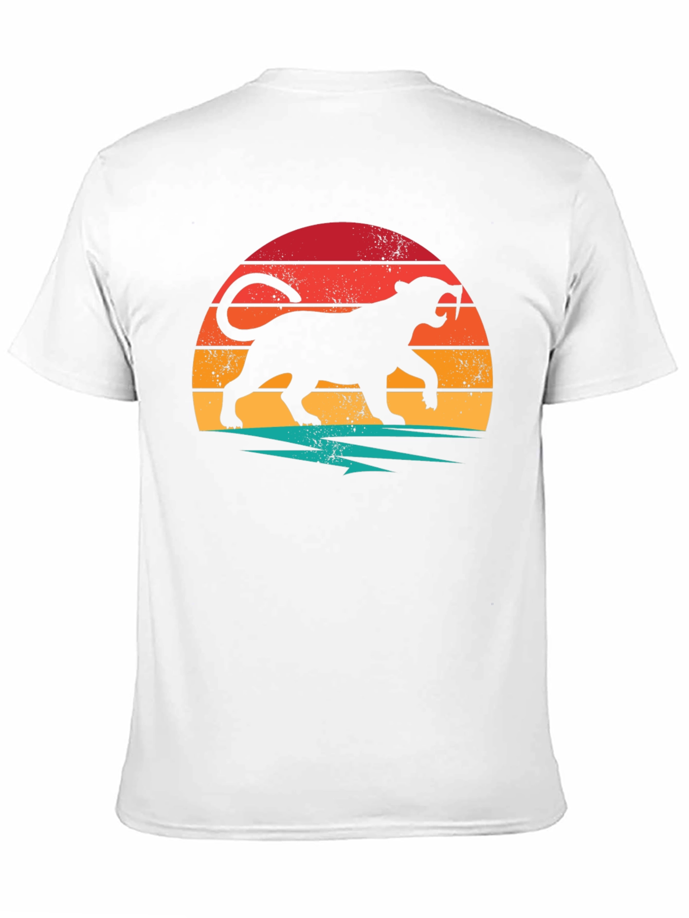 Retro Panther Graphic T-Shirt