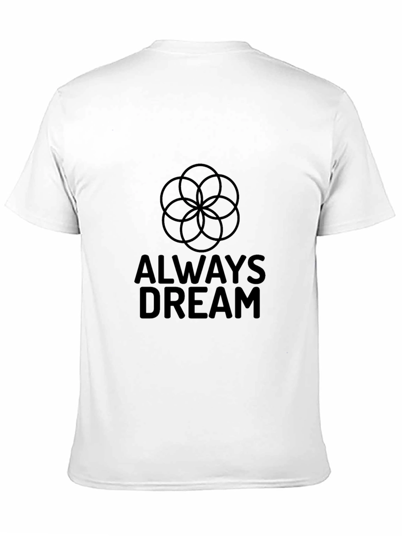Always Dream Graphic Tee - Black Cotton