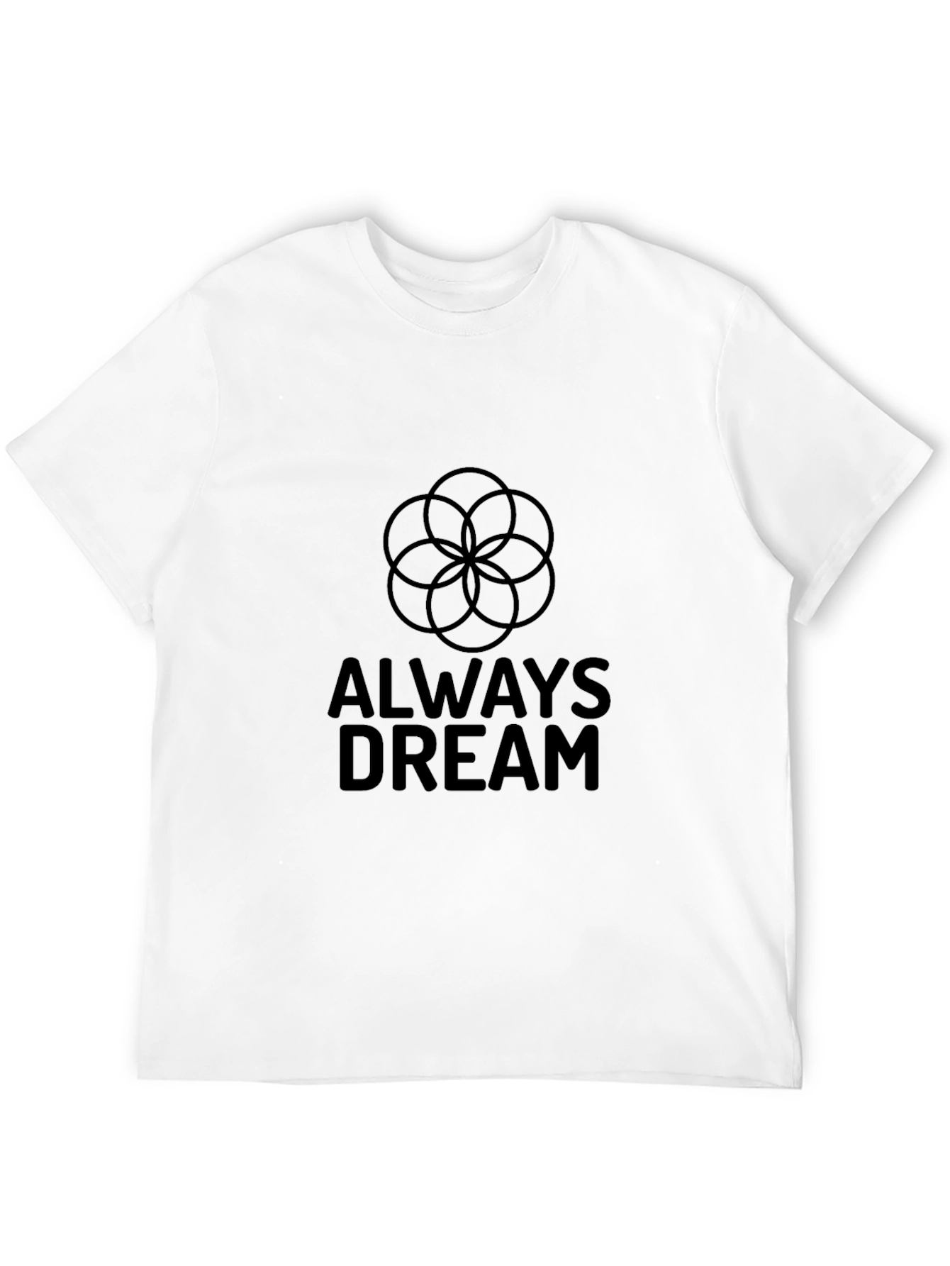Always Dream Graphic Tee - Black Cotton