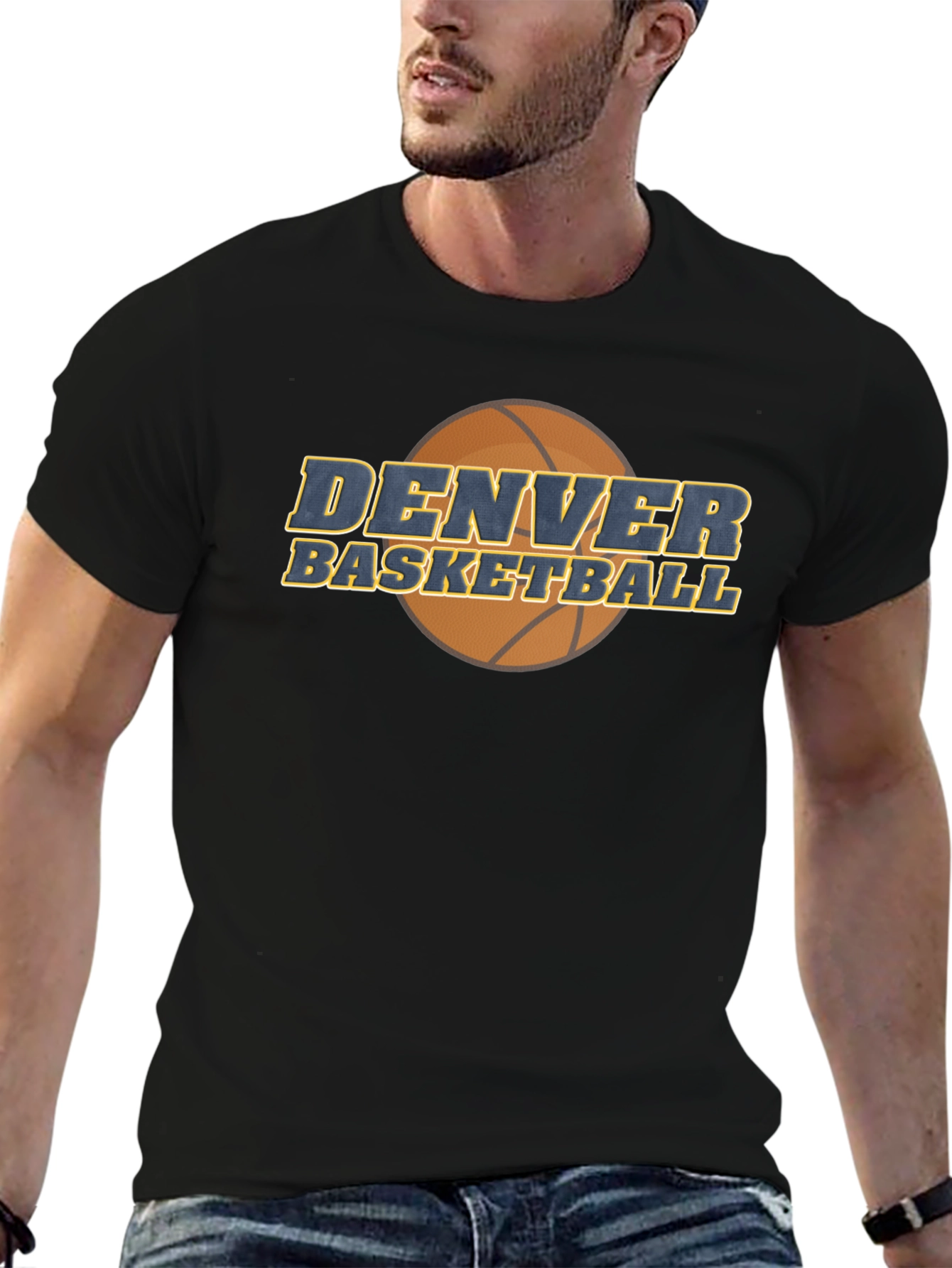 Denver Basketball Graphic T-Shirt