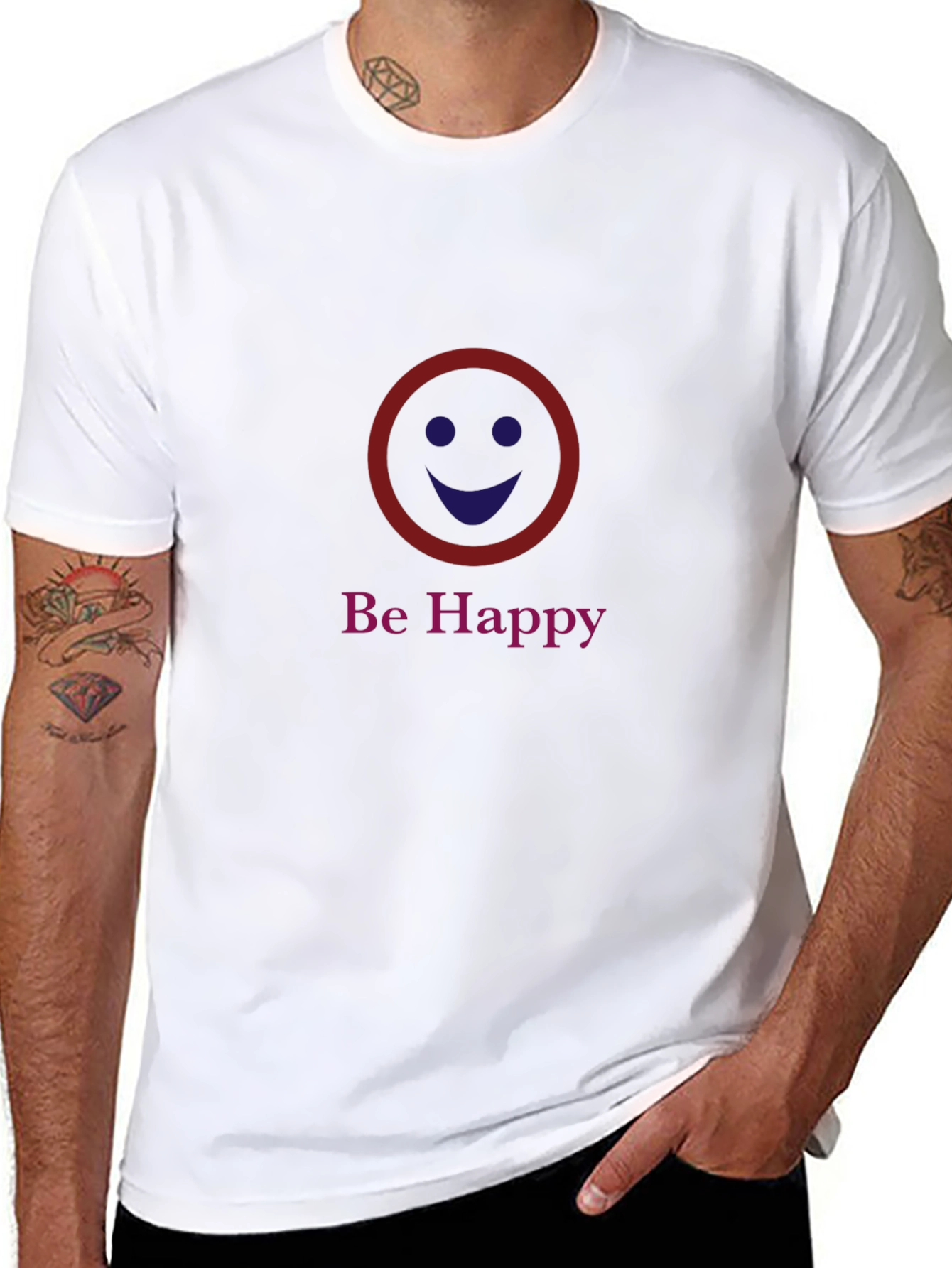 Be Happy Graphic T-Shirt