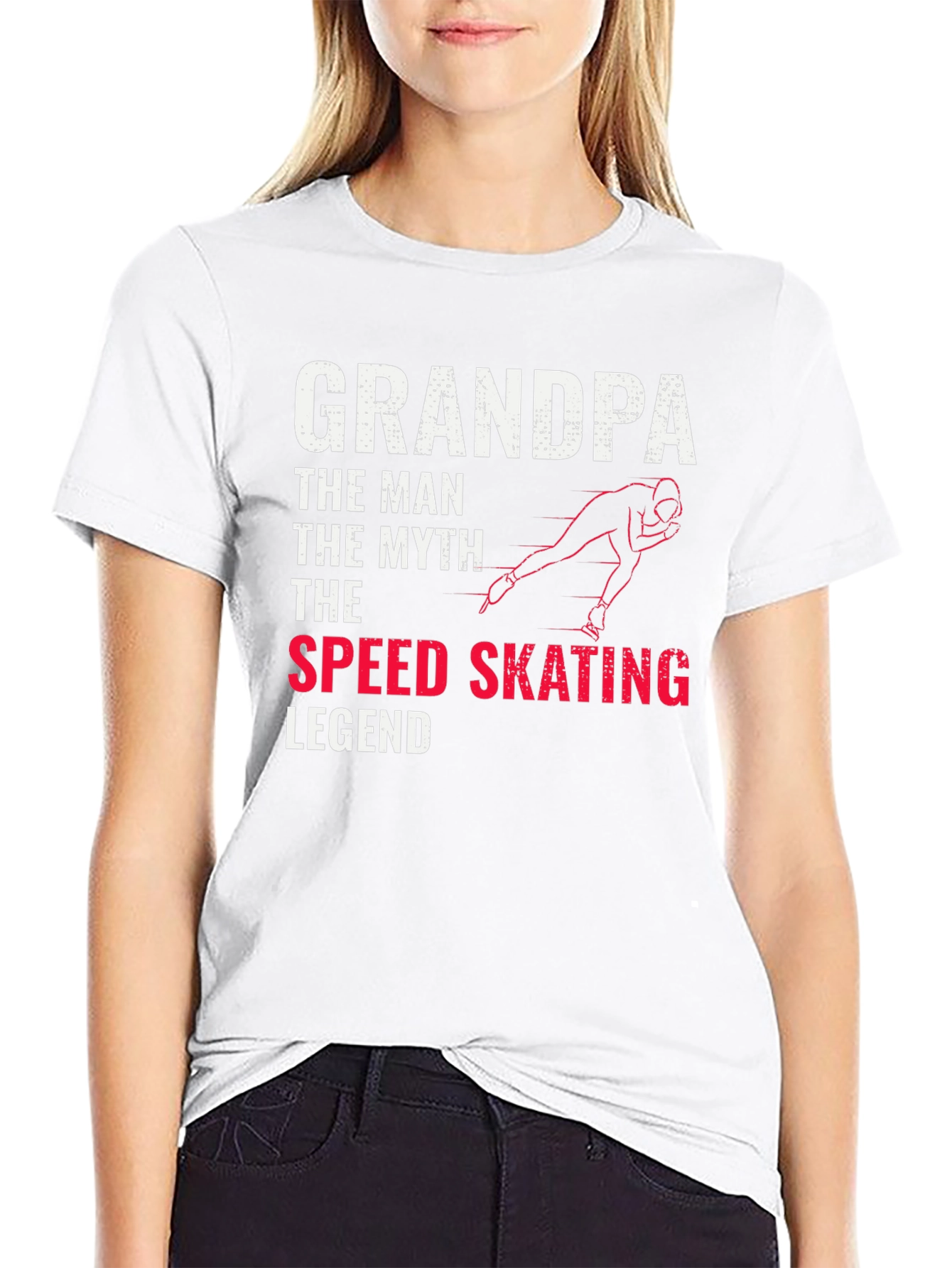 Grandpa Speed Skating Legend T-Shirt