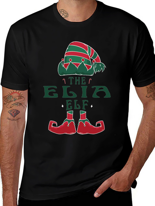 Funny Christmas Elf Graphic T-Shirt