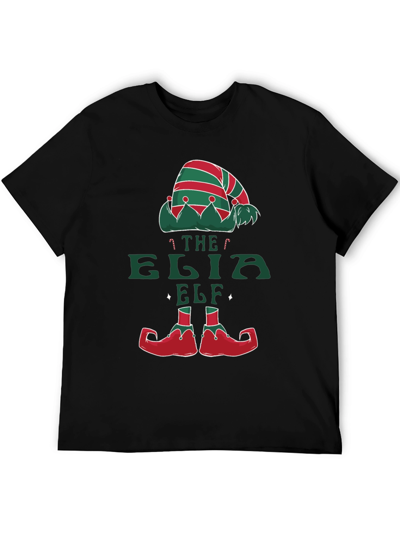 Funny Christmas Elf Graphic T-Shirt