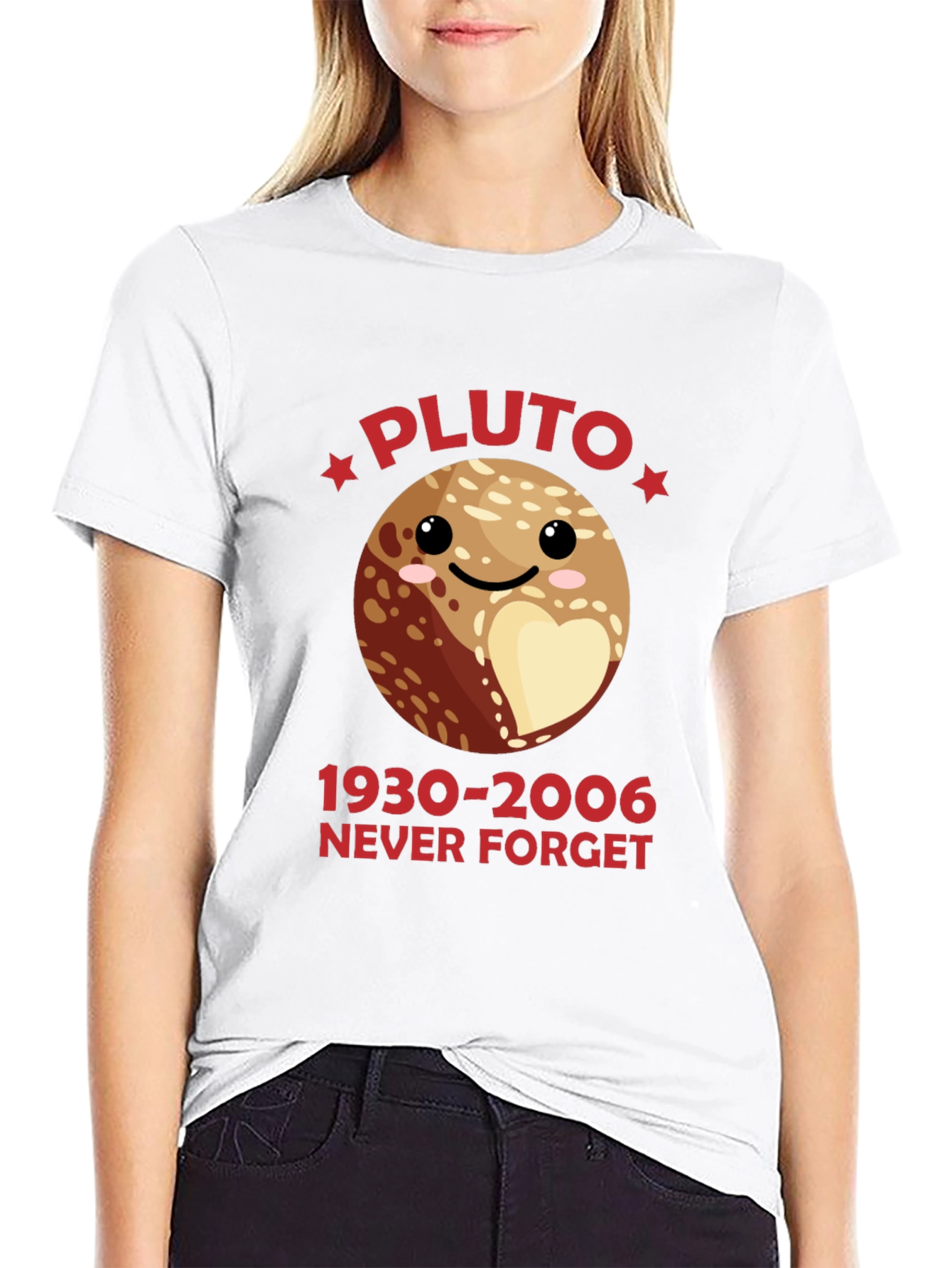 Pluto Never Forget Graphic Tee