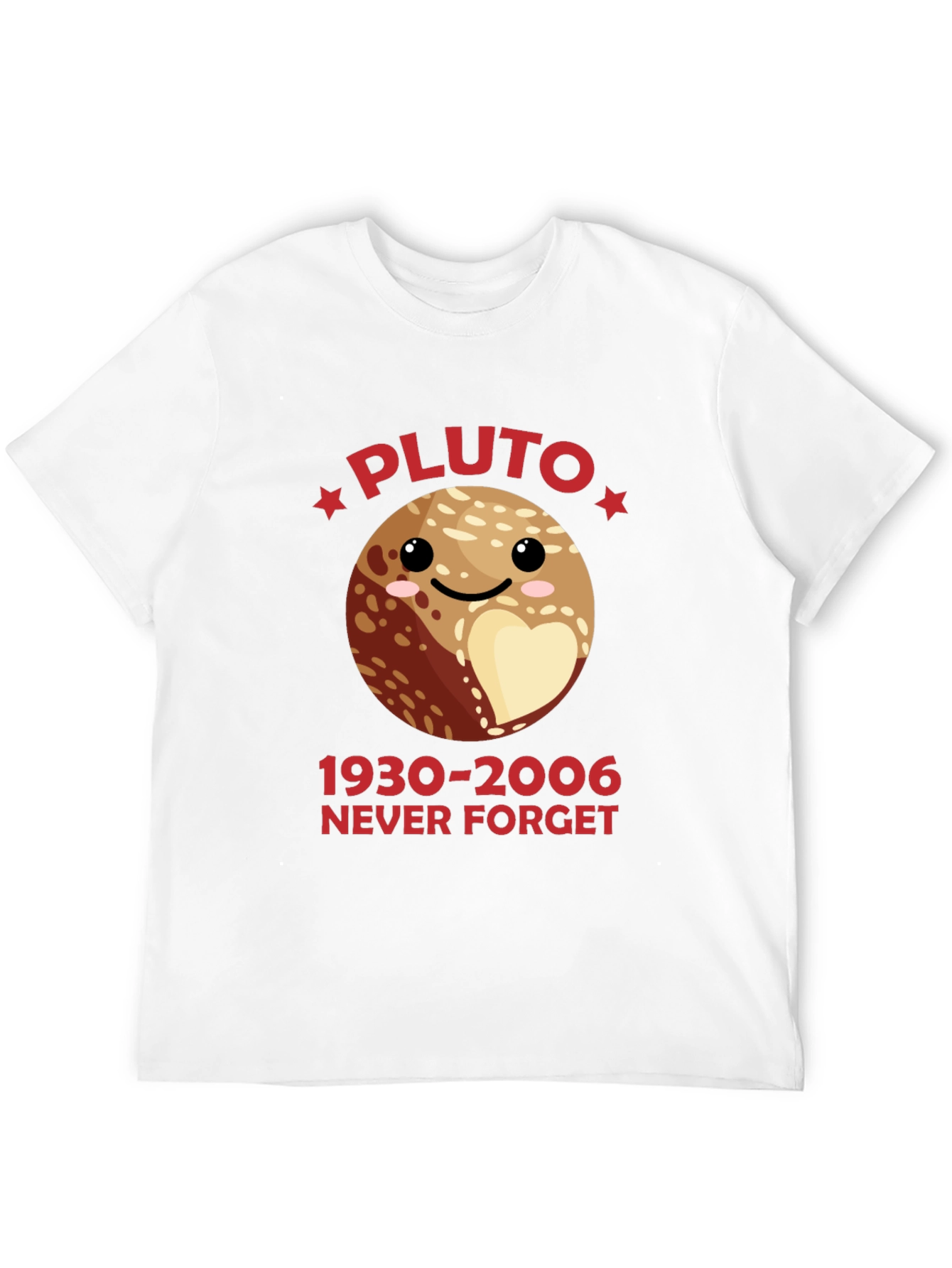 Pluto Never Forget Graphic Tee