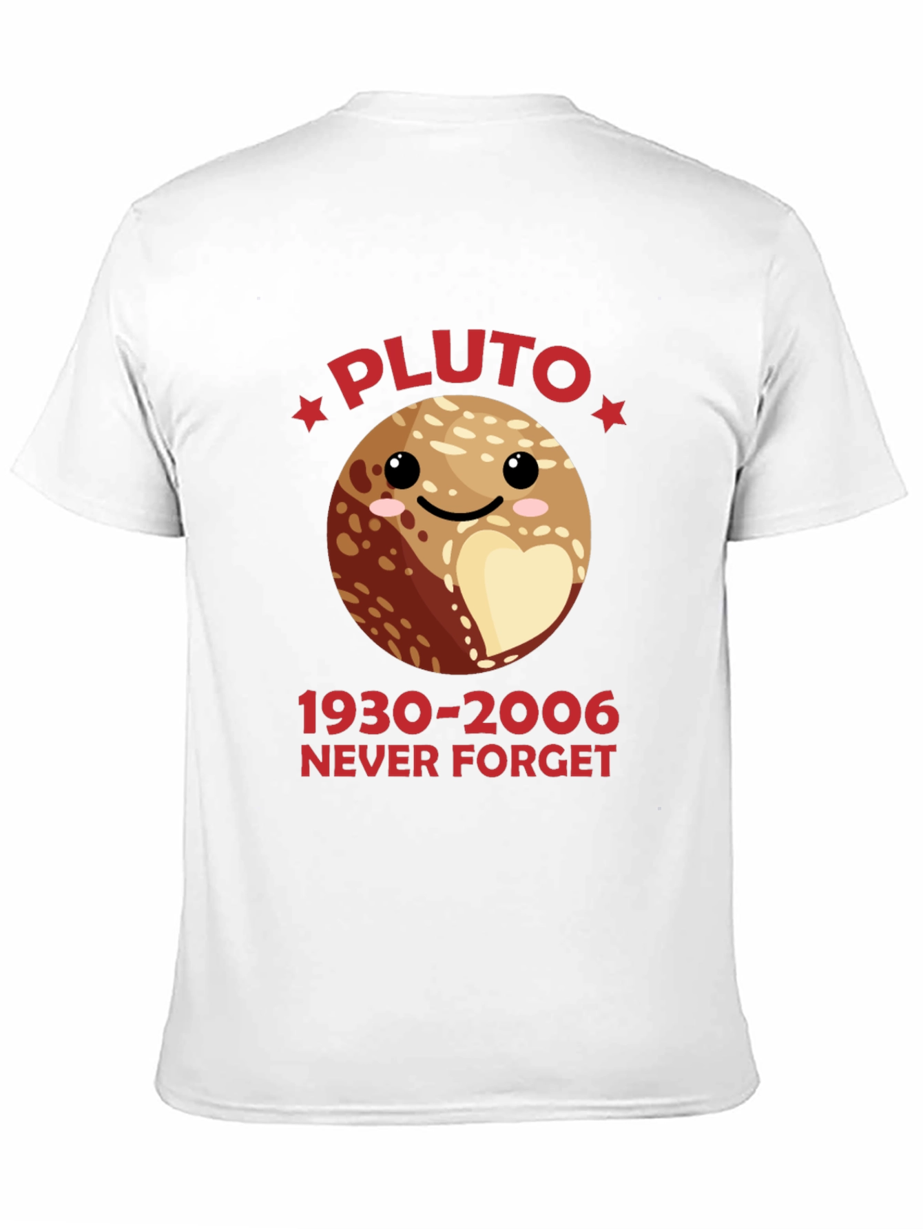 Pluto Never Forget Graphic Tee