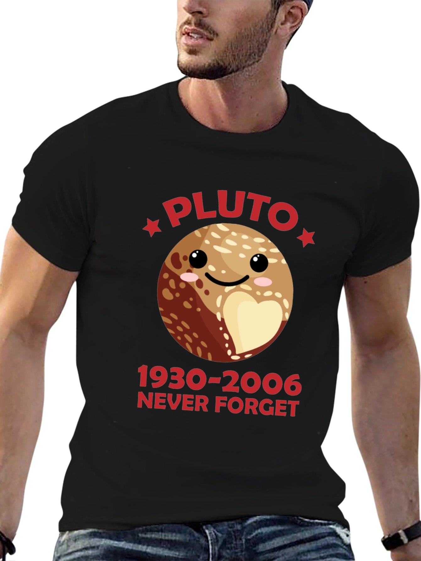 Pluto Never Forget Graphic Tee