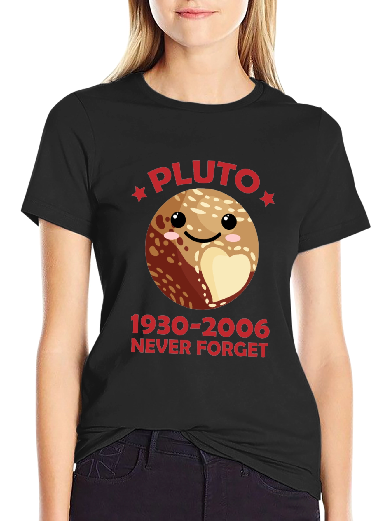 Pluto Never Forget Graphic Tee
