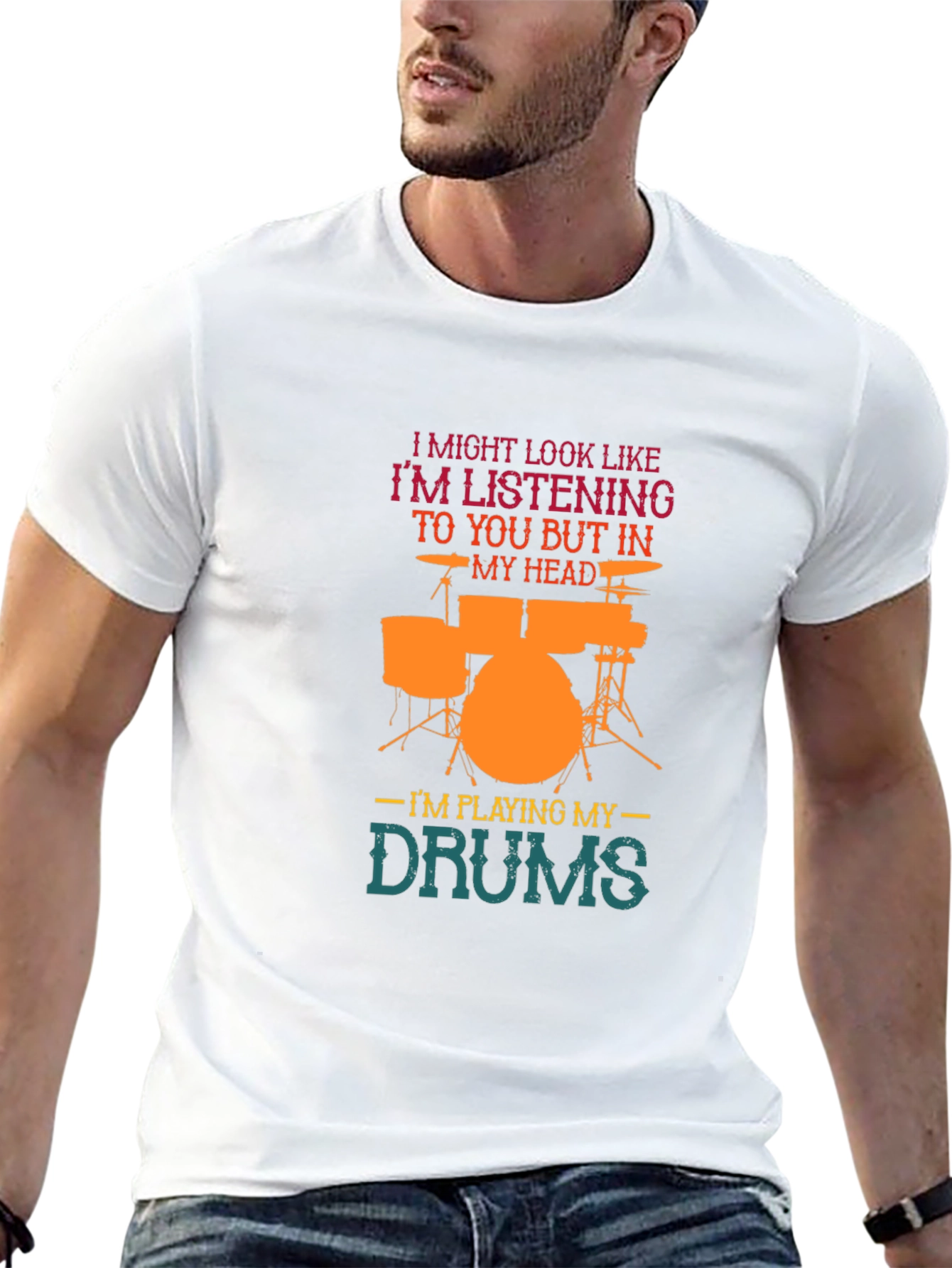 Drummer T-Shirt: Im Playing My Drums