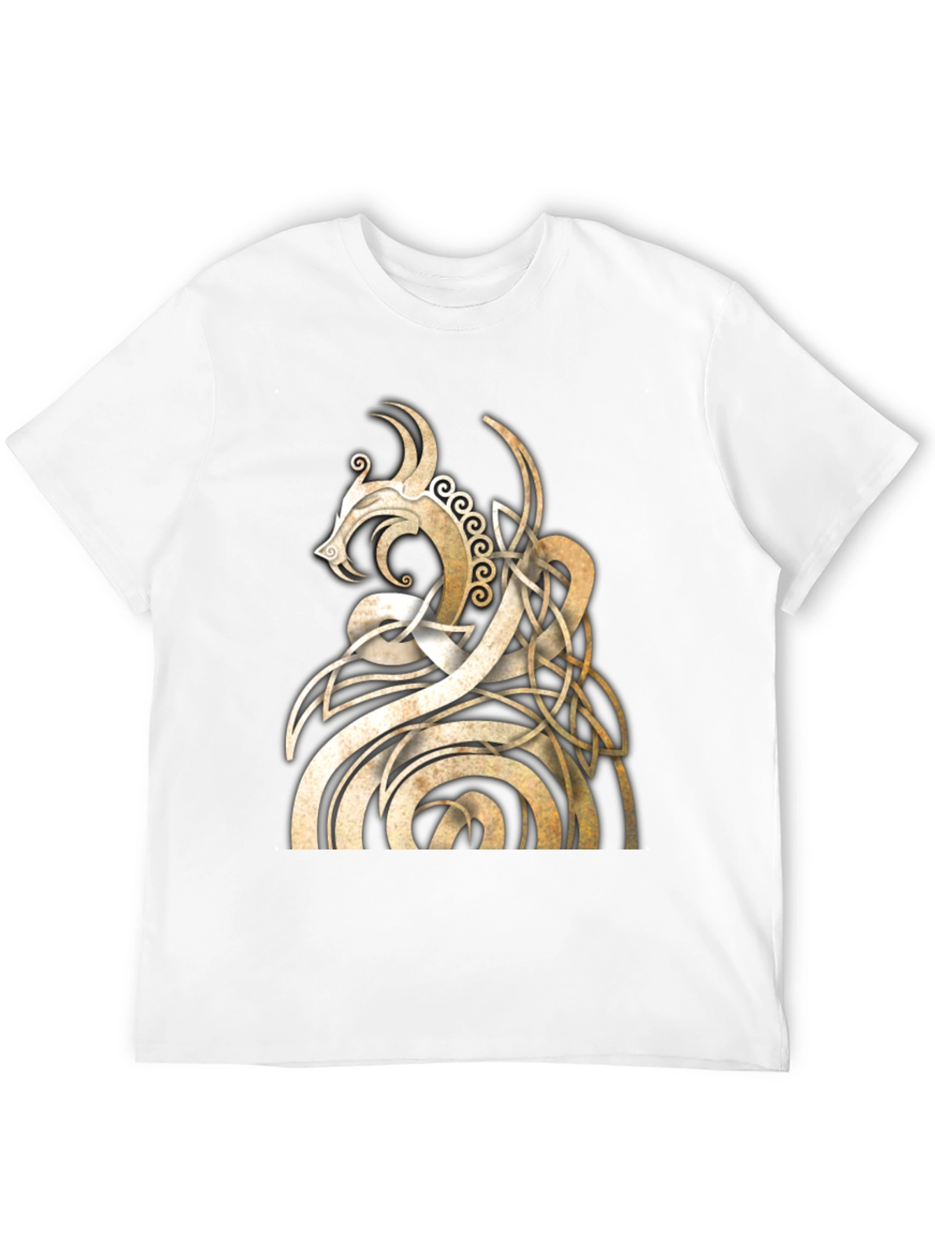 Celtic Dragon Knot T-Shirt - Black