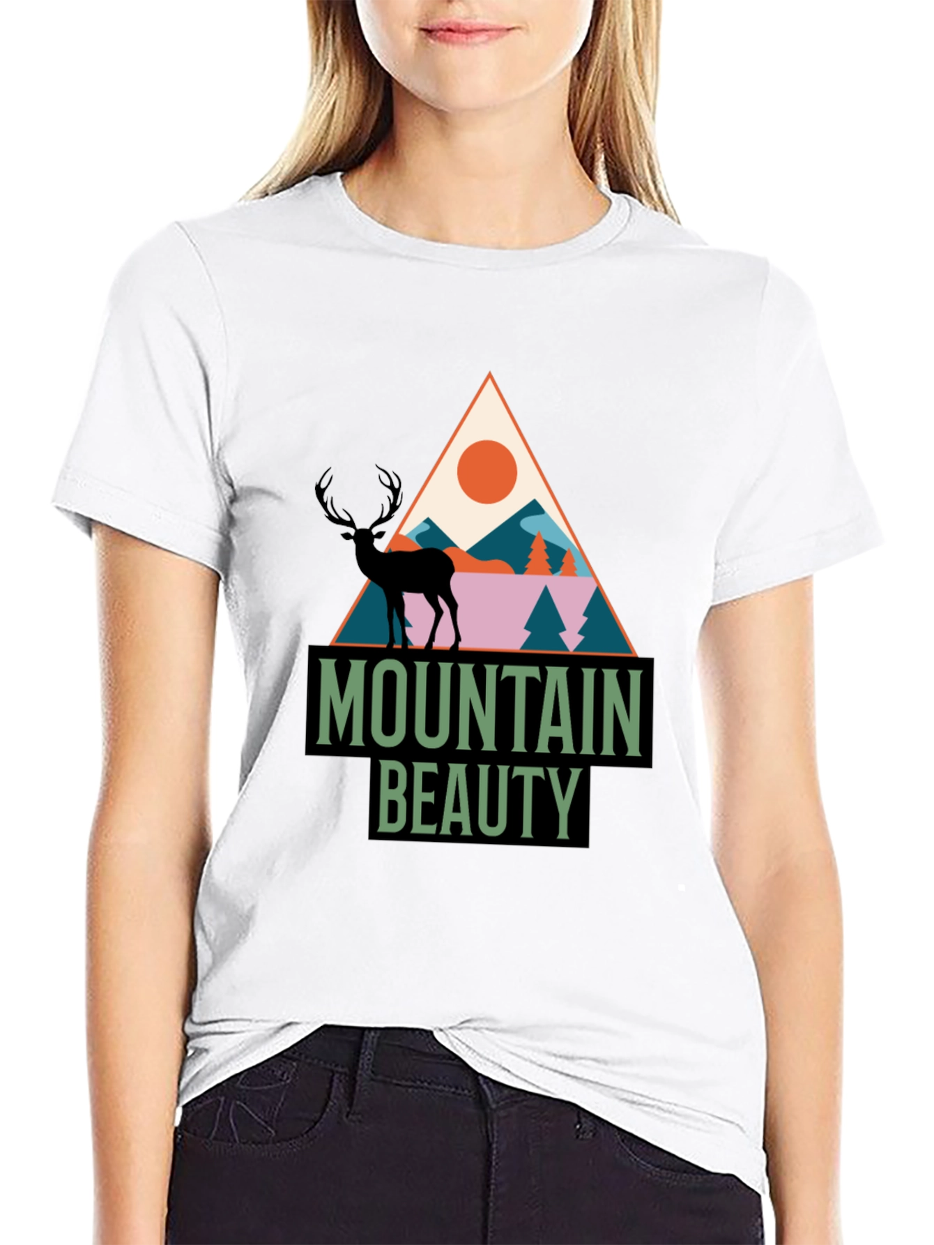 Mountain Beauty Graphic Tee | Black T-Shirt