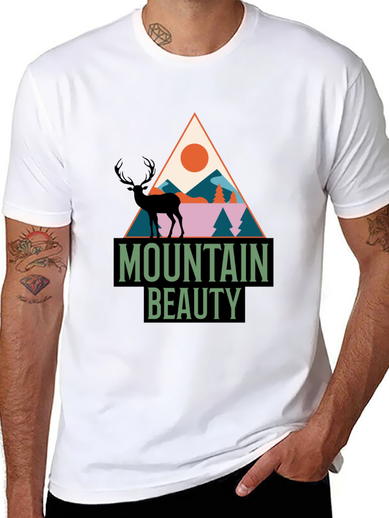 Mountain Beauty Graphic Tee | Black T-Shirt