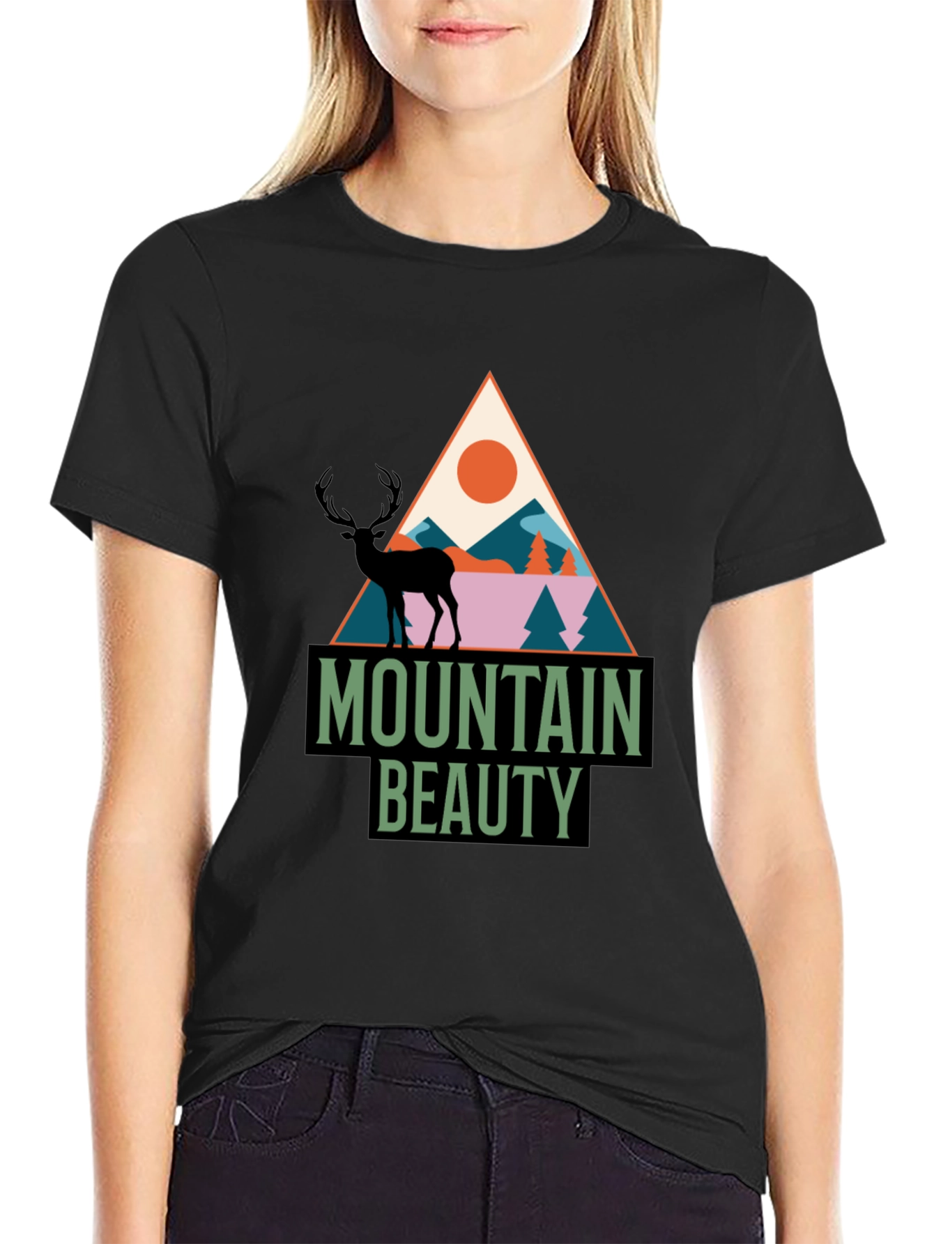 Mountain Beauty Graphic Tee | Black T-Shirt