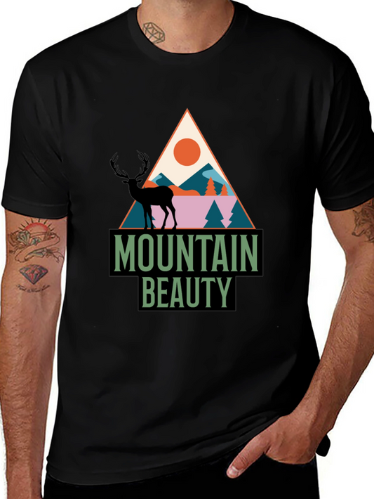 Mountain Beauty Graphic Tee | Black T-Shirt