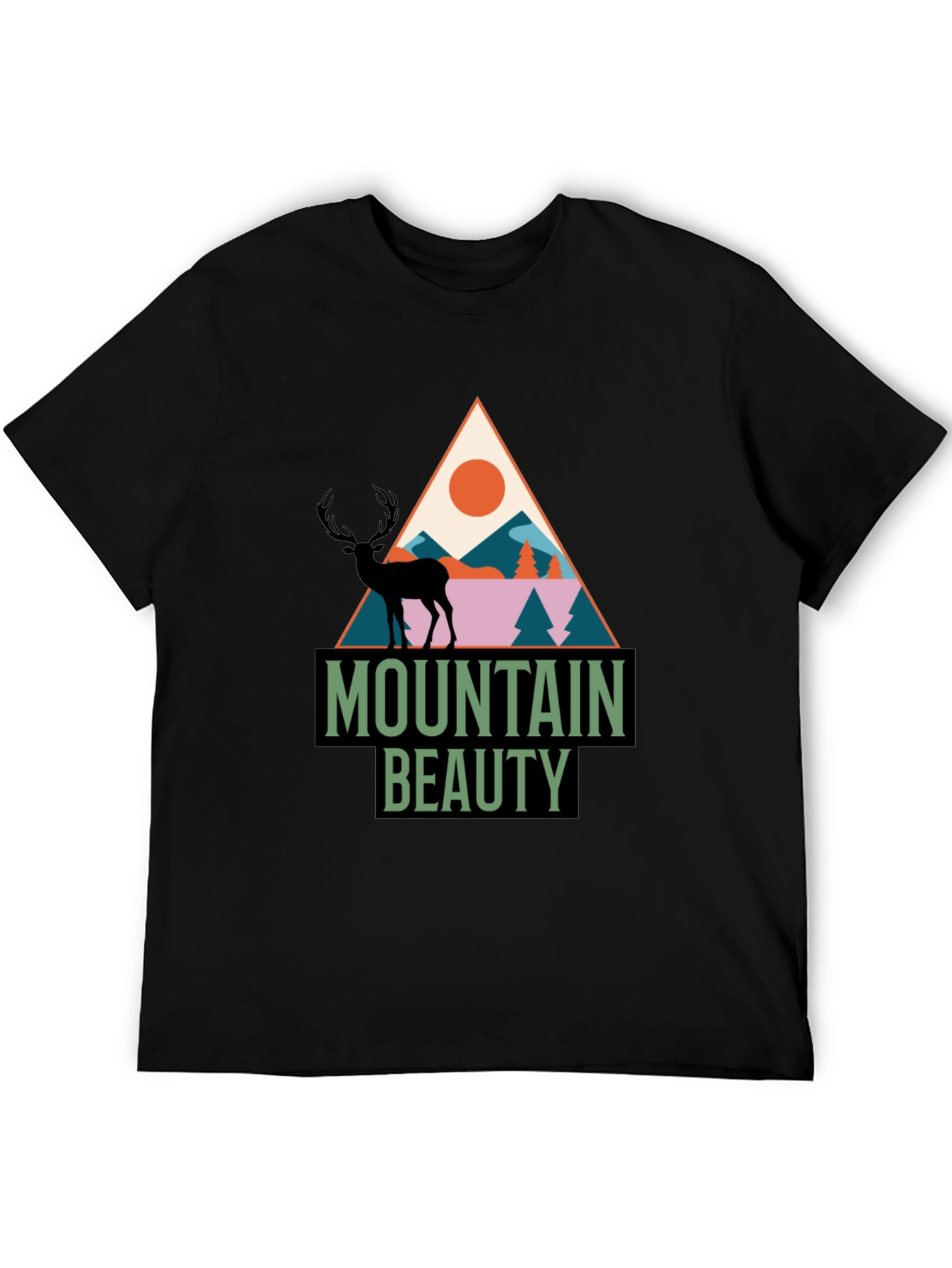 Mountain Beauty Graphic Tee | Black T-Shirt