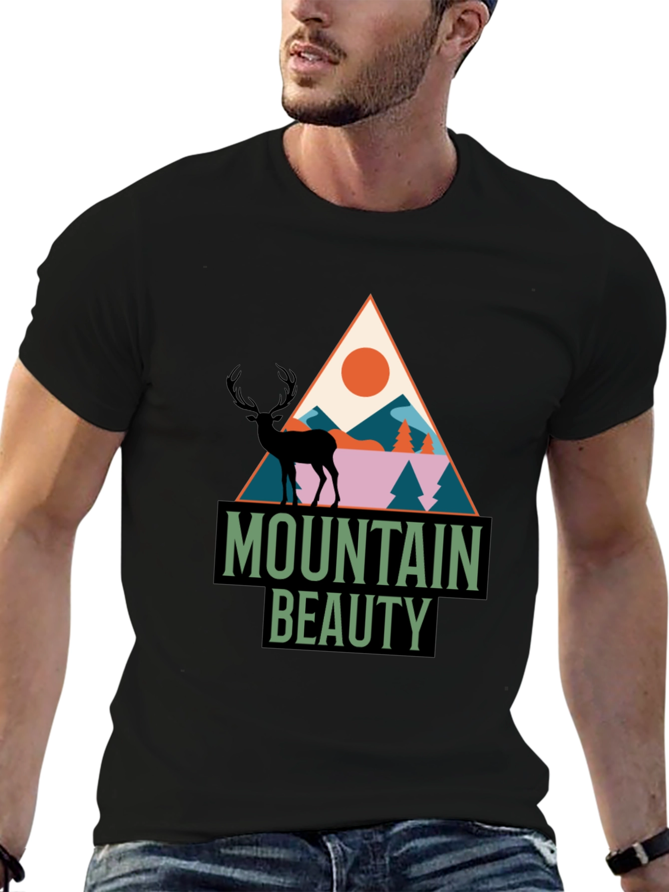 Mountain Beauty Graphic Tee | Black T-Shirt
