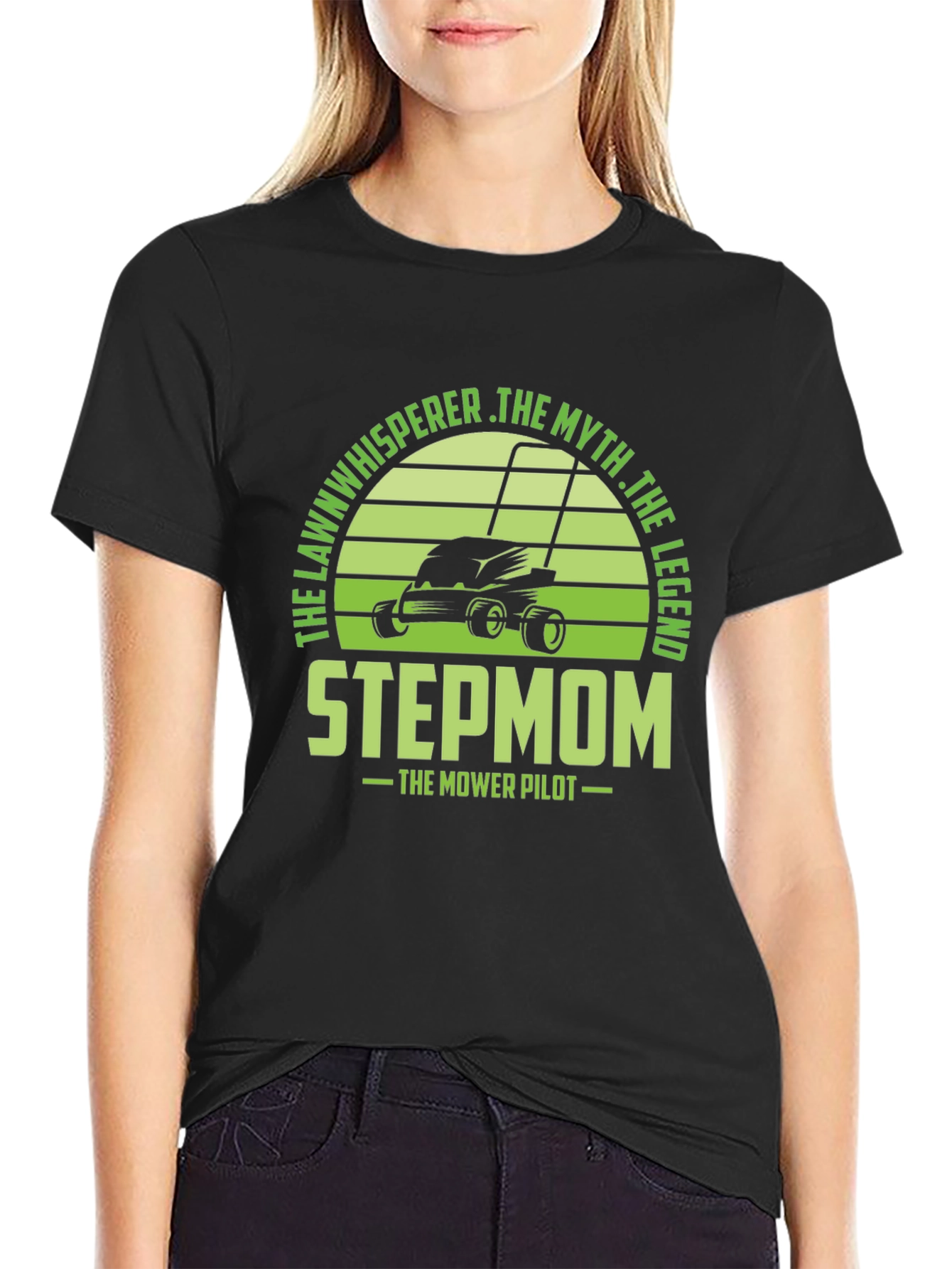 Stepmom Lawn Mower Pilot T-Shirt - The Legend