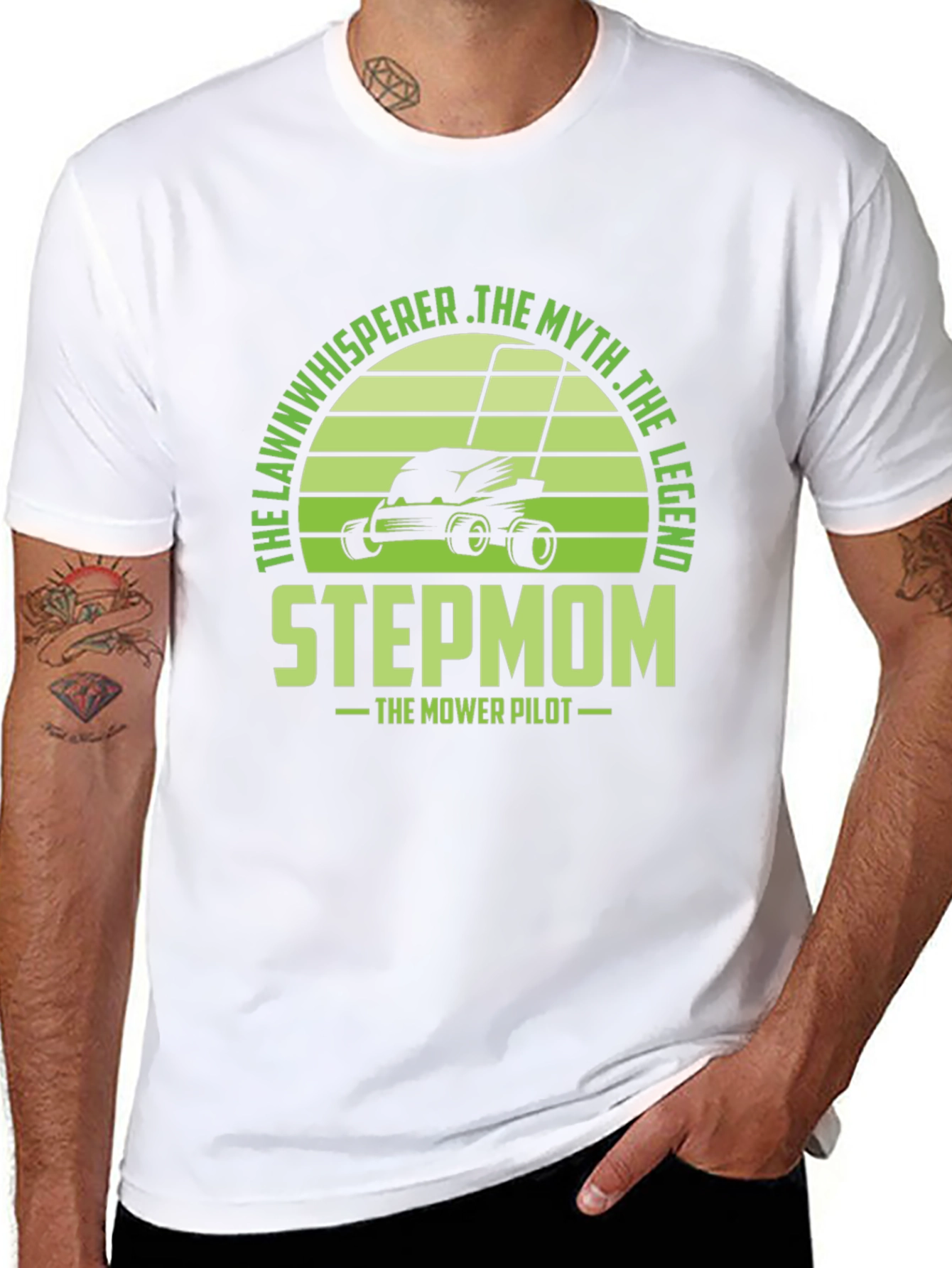 Stepmom Lawn Mower Pilot T-Shirt - The Legend