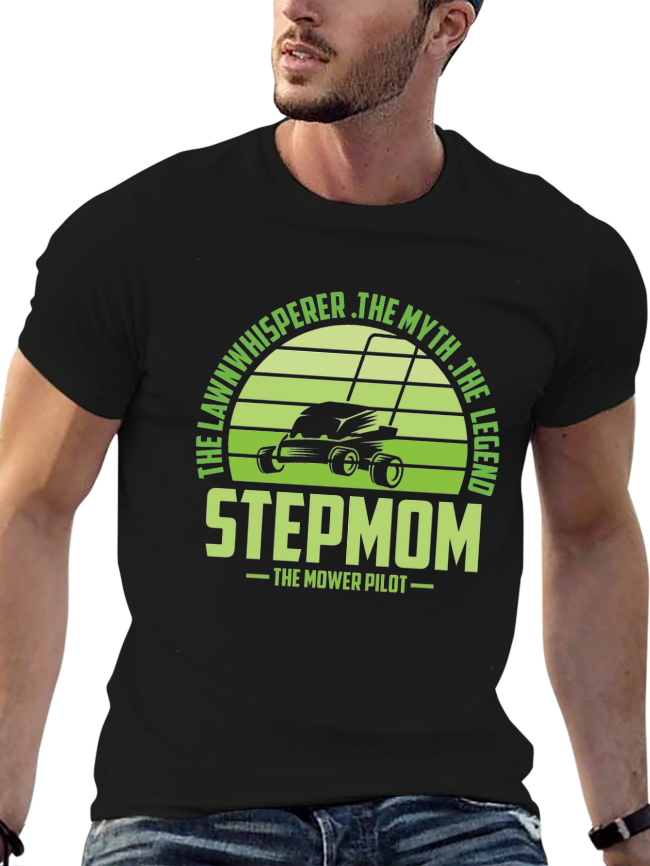 Stepmom Lawn Mower Pilot T-Shirt - The Legend