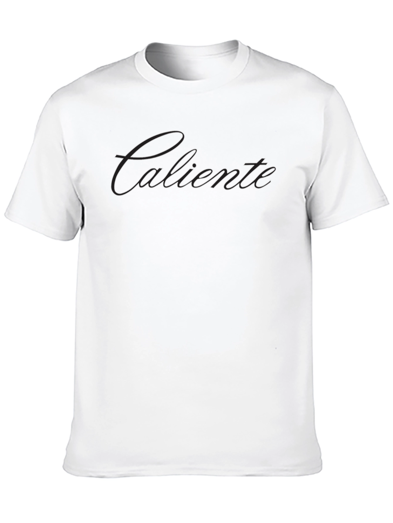 Caliente Graphic Tee - Stylish Black T-Shirt