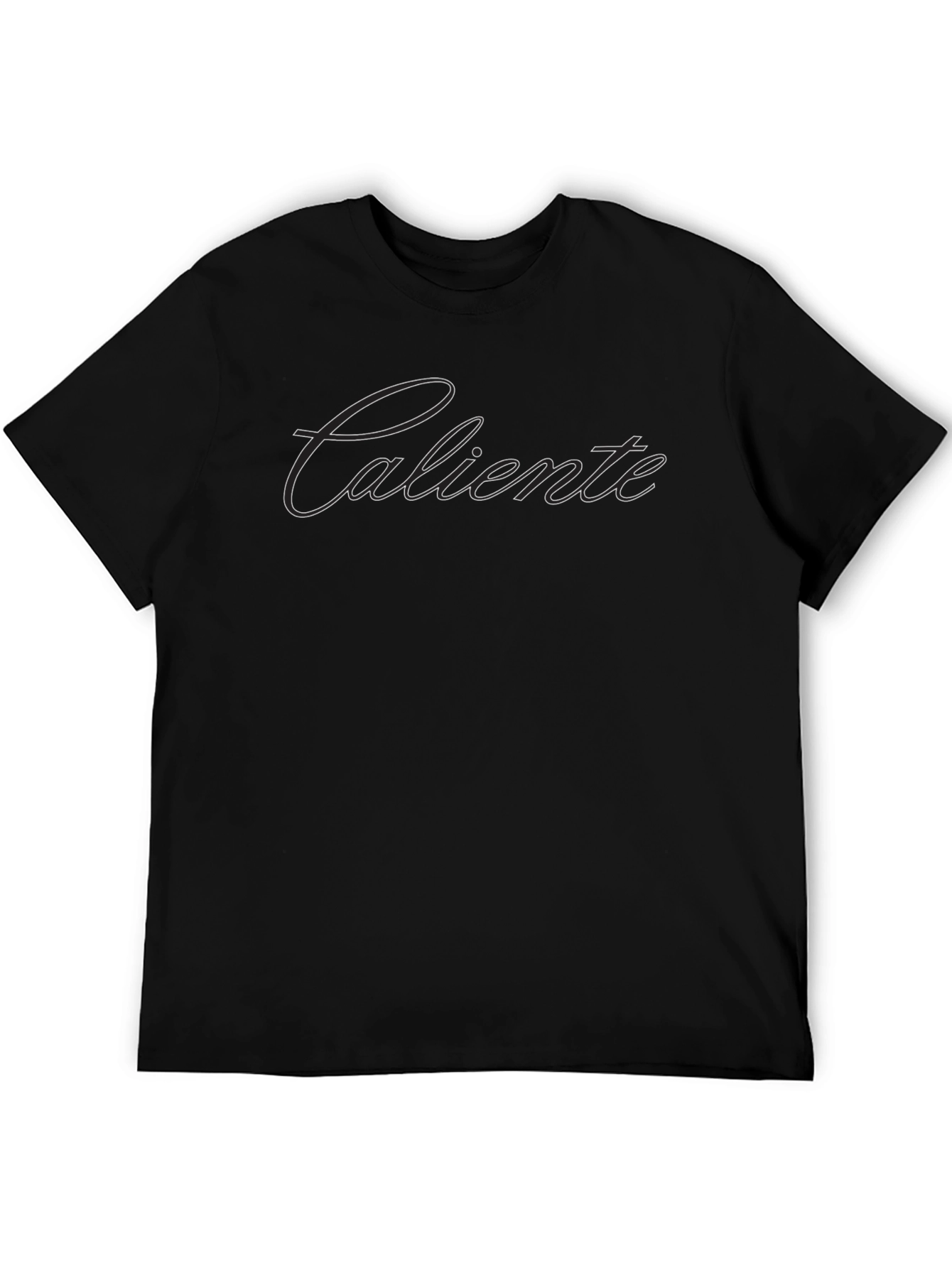 Caliente Graphic Tee - Stylish Black T-Shirt