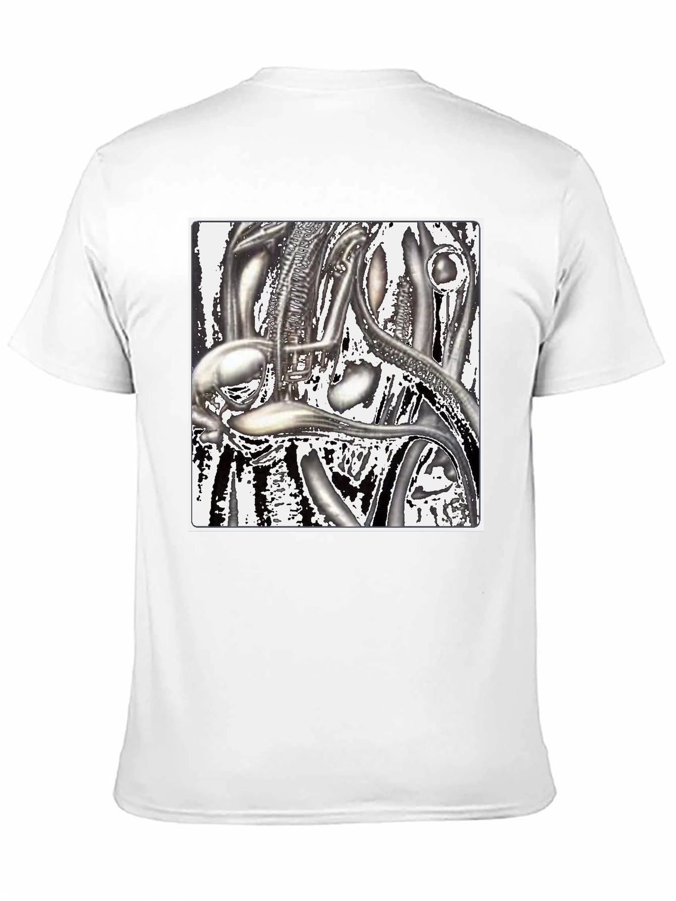 HR Giger Biomechanical Art Black T-Shirt