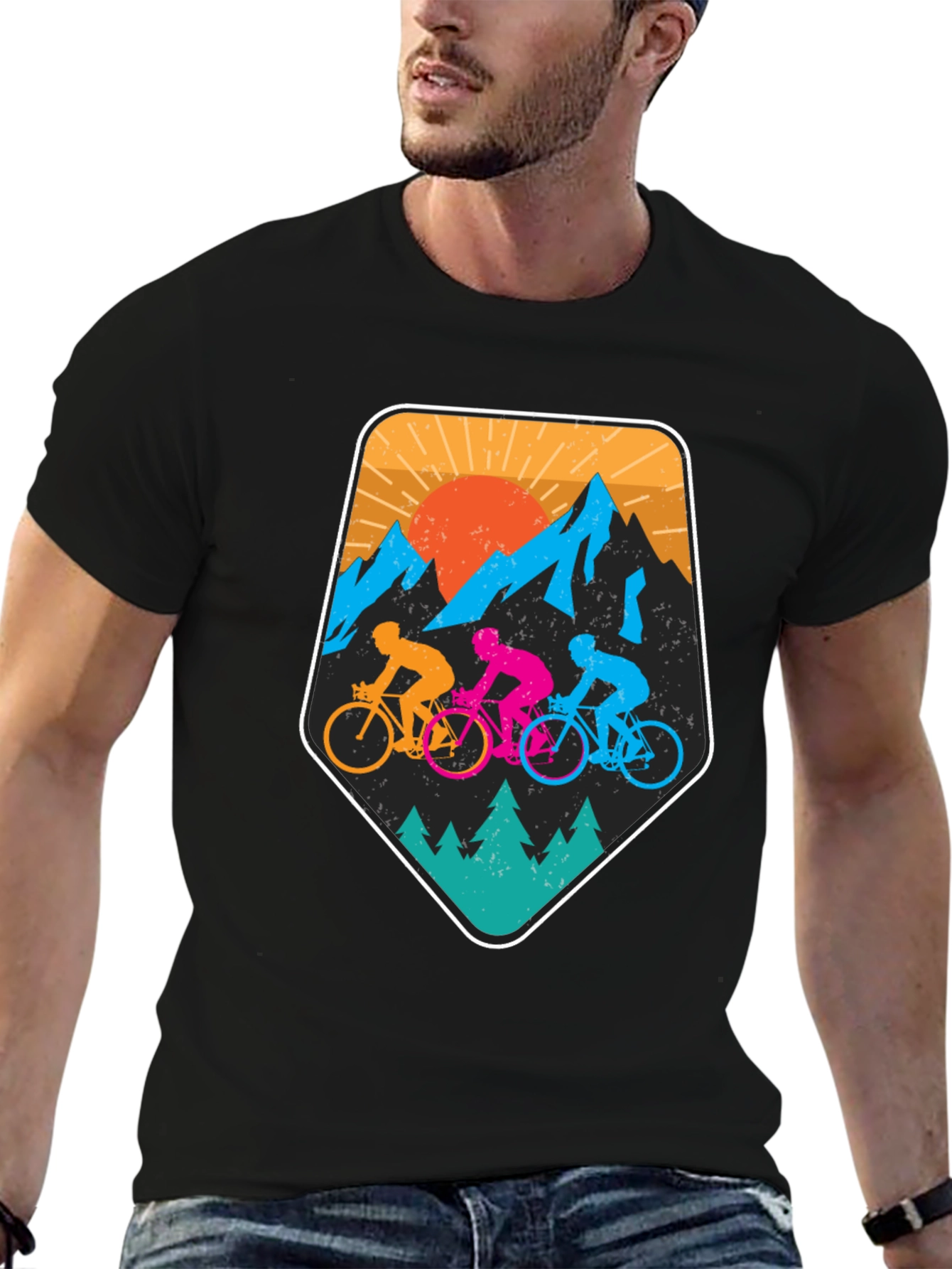 Mountain Biking T-Shirt - Outdoor Adventure Tee