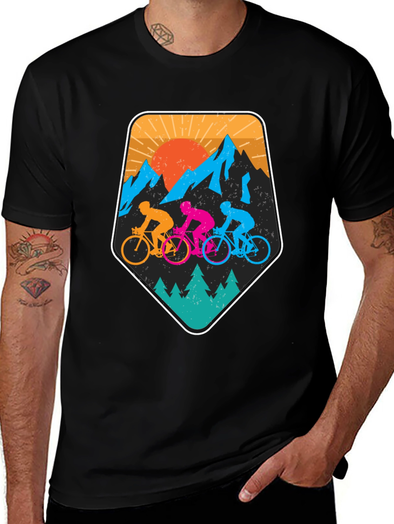 Mountain Biking T-Shirt - Outdoor Adventure Tee