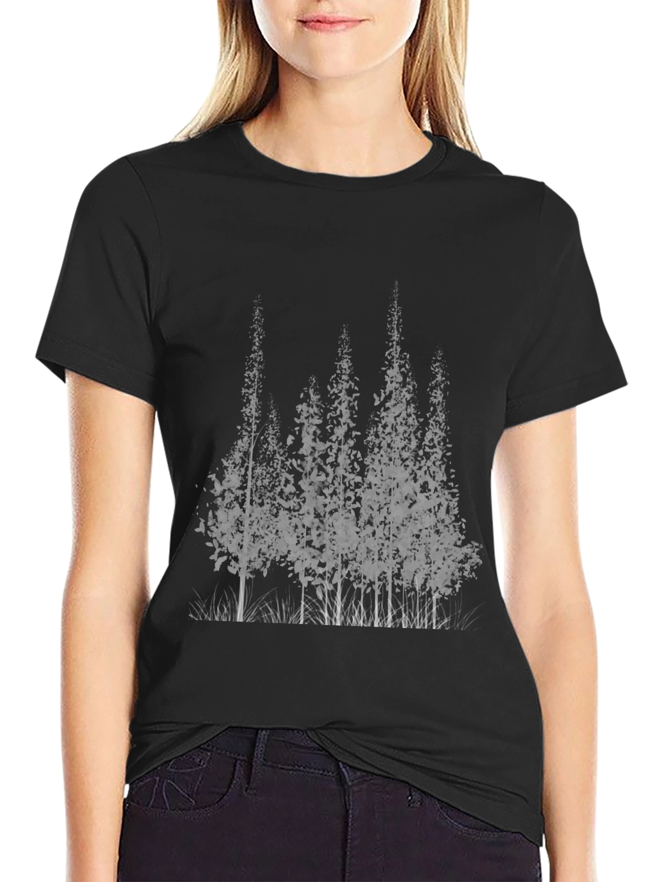 Forest Graphic Black T-Shirt