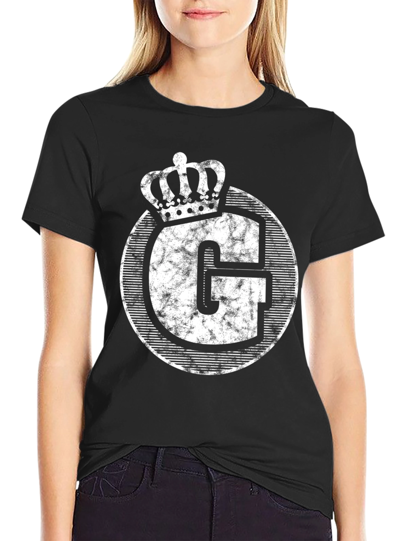 Crowned Initial G Graphic Tee
