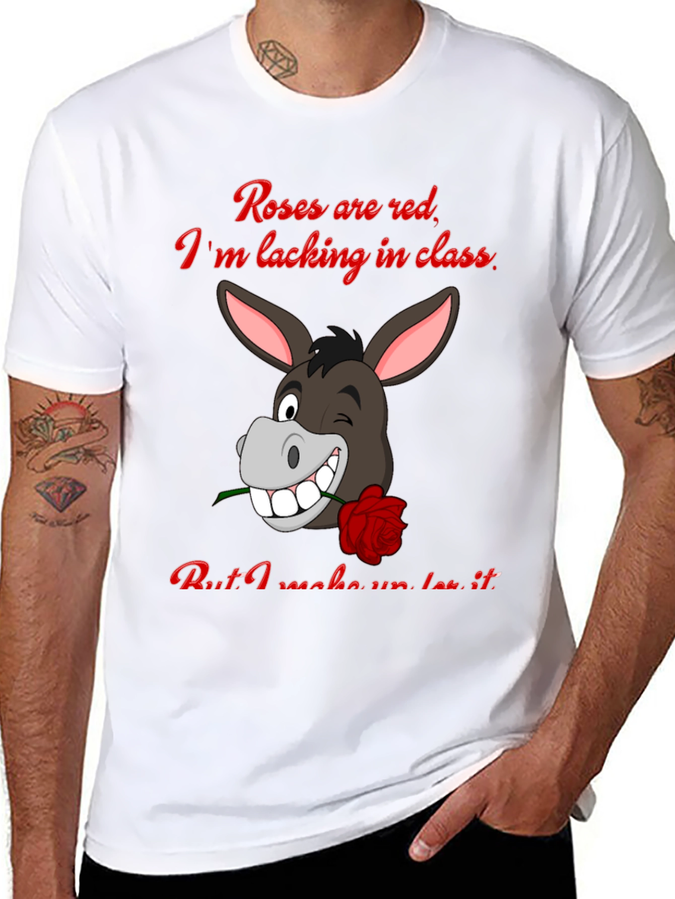 Roses are Red Mens Graphic T-Shirt
