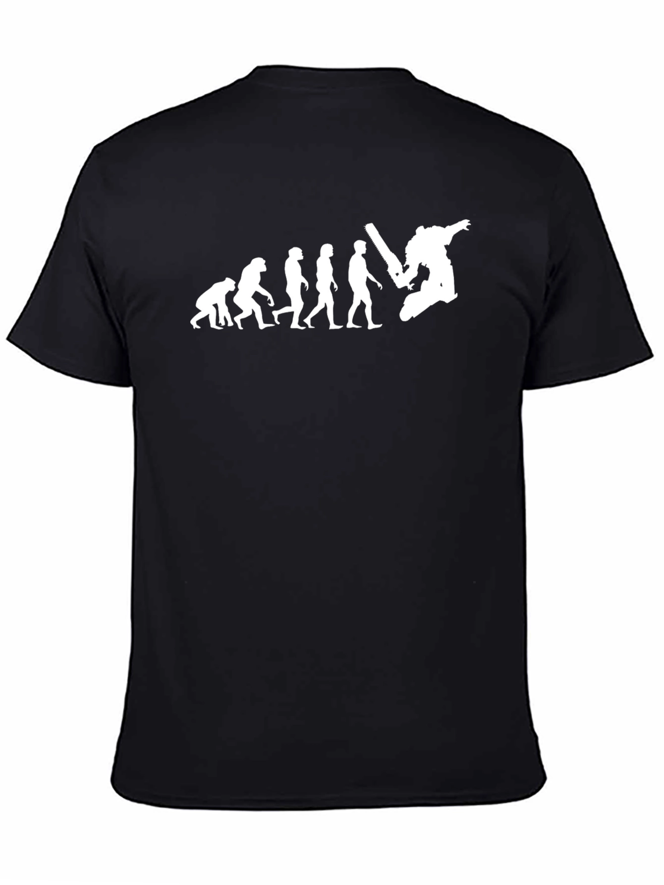 Evolution Chainsaw Gamer T-Shirt - Black