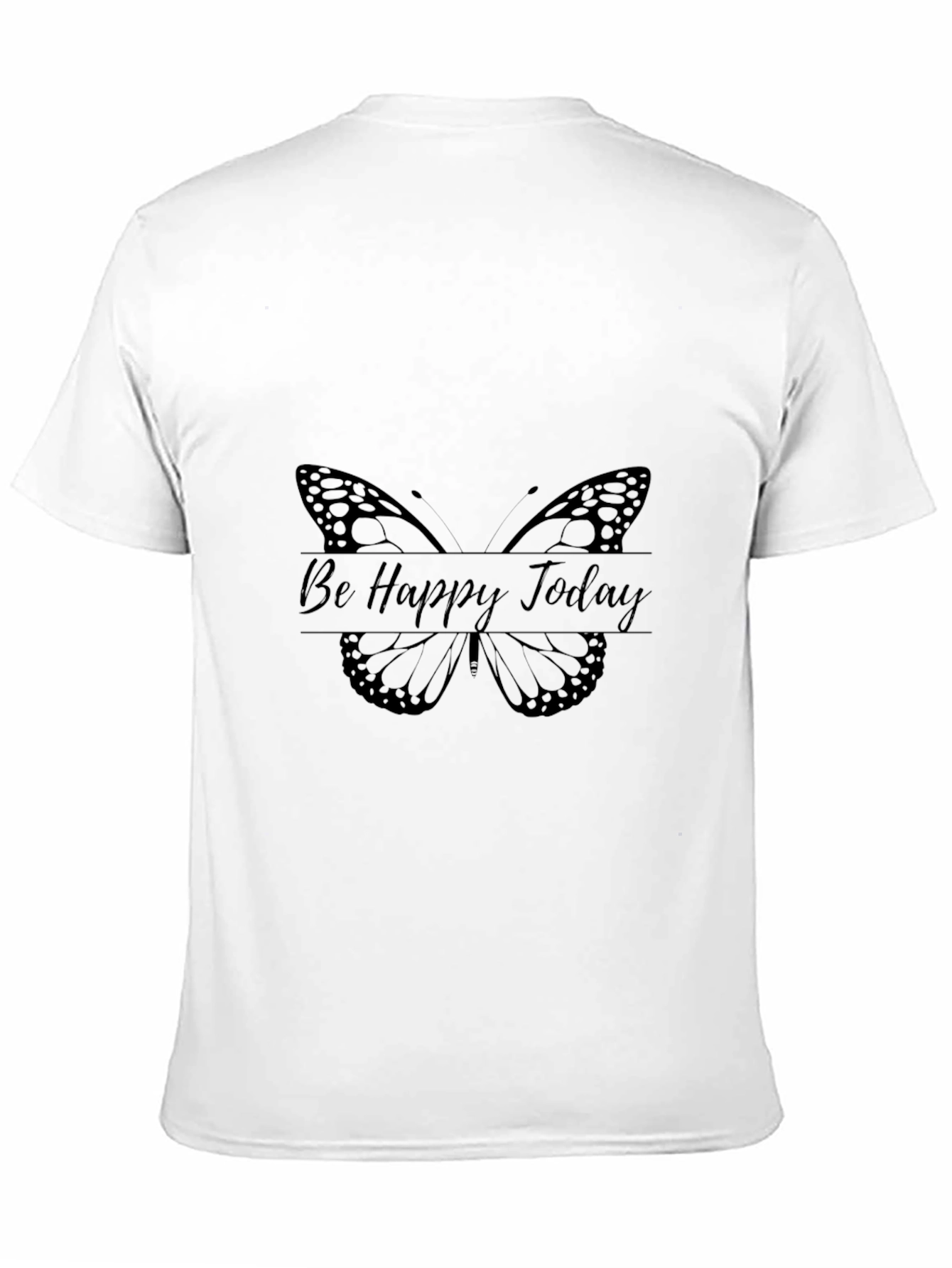 Be Happy Today Butterfly Graphic Tee