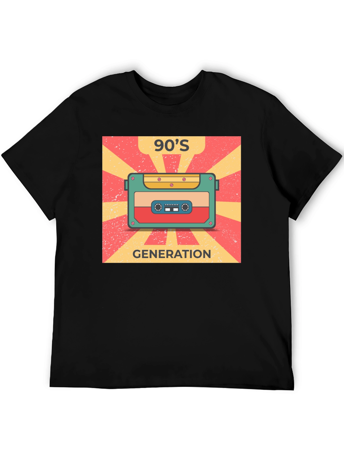 90s Generation Cassette Tape Graphic Tee