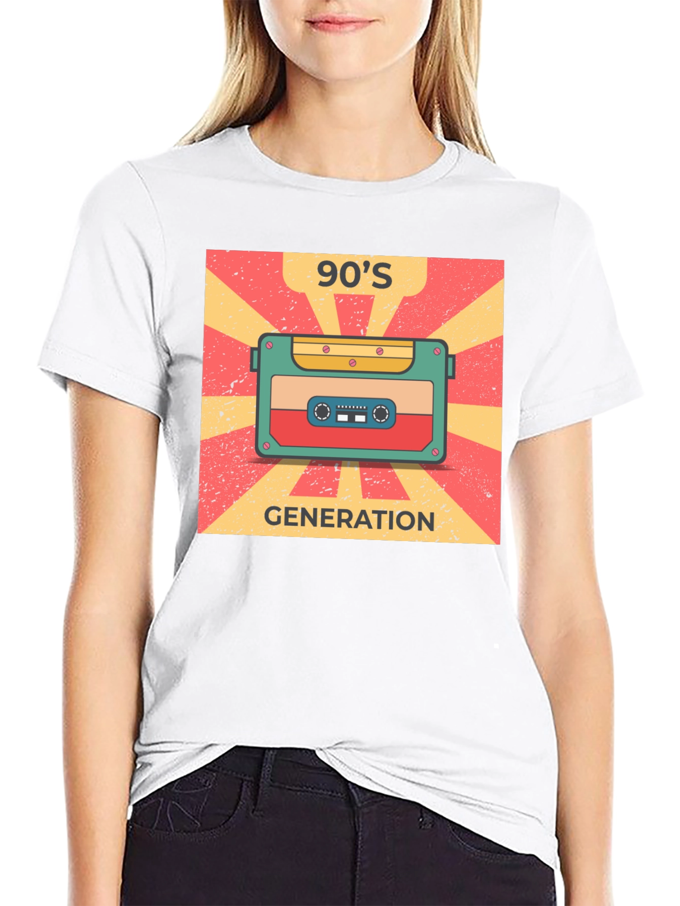 90s Generation Cassette Tape Graphic Tee