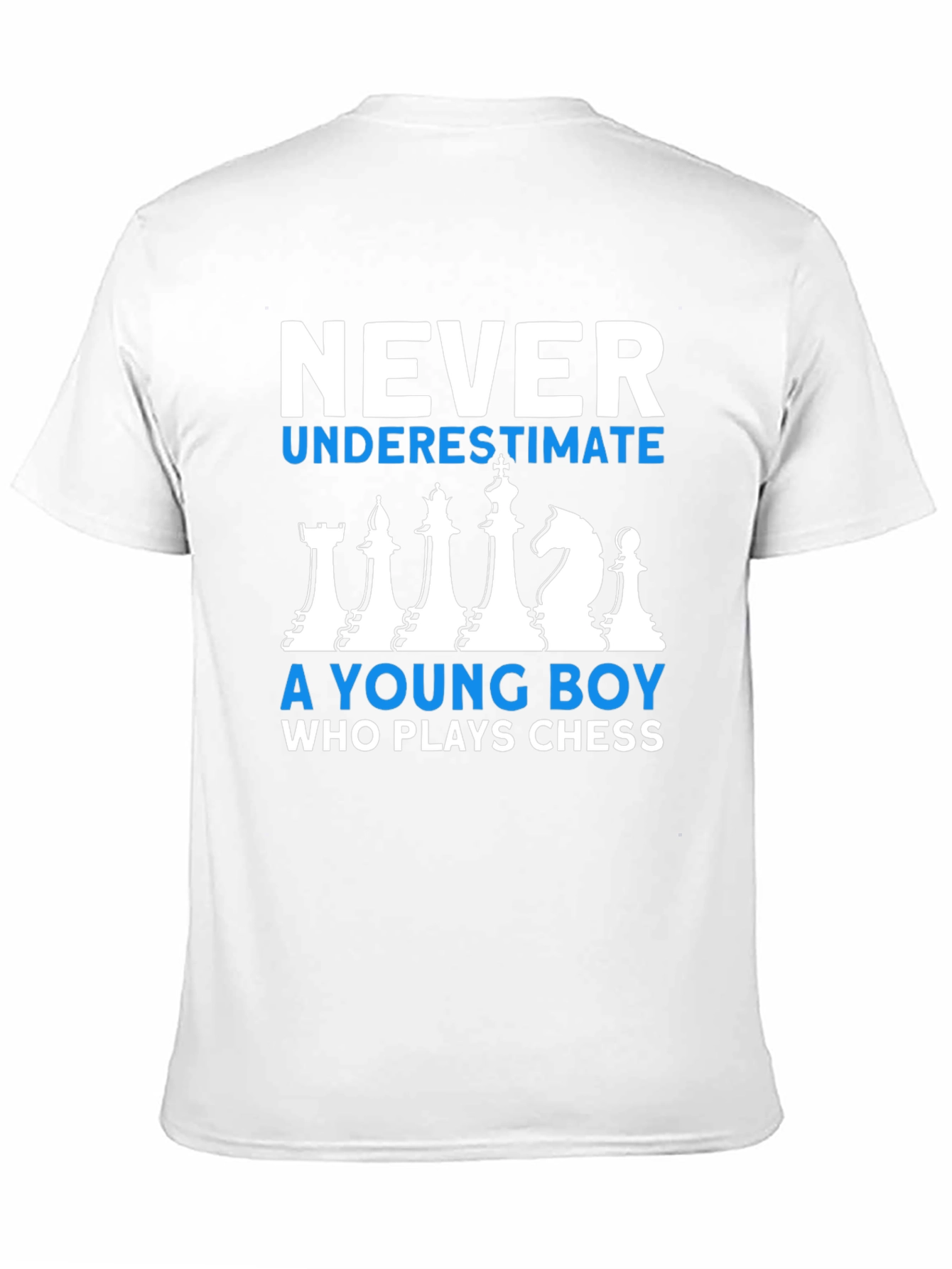 Chess Player T-Shirt: Never Underestimate a Young Boy