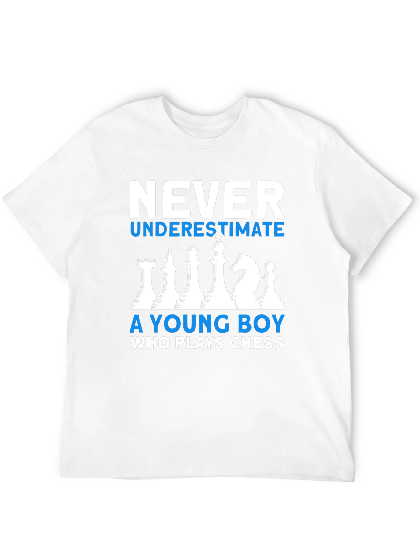 Chess Player T-Shirt: Never Underestimate a Young Boy